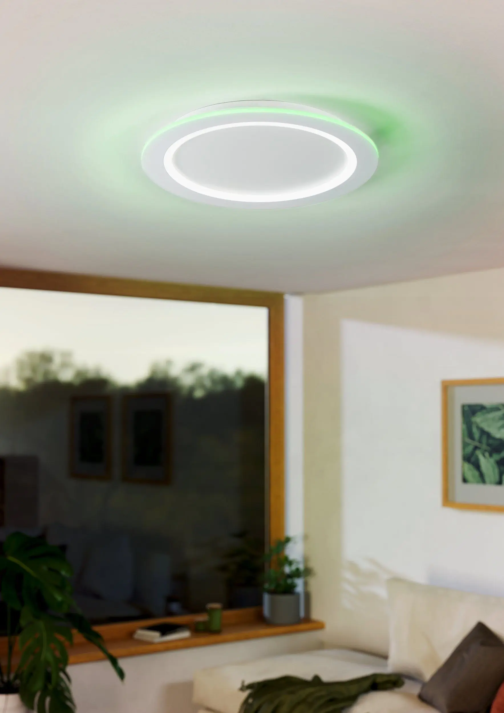 Eglo Connect LED Deckenleuchte Padrogiano-Z weiß Ø 59,5 cm
