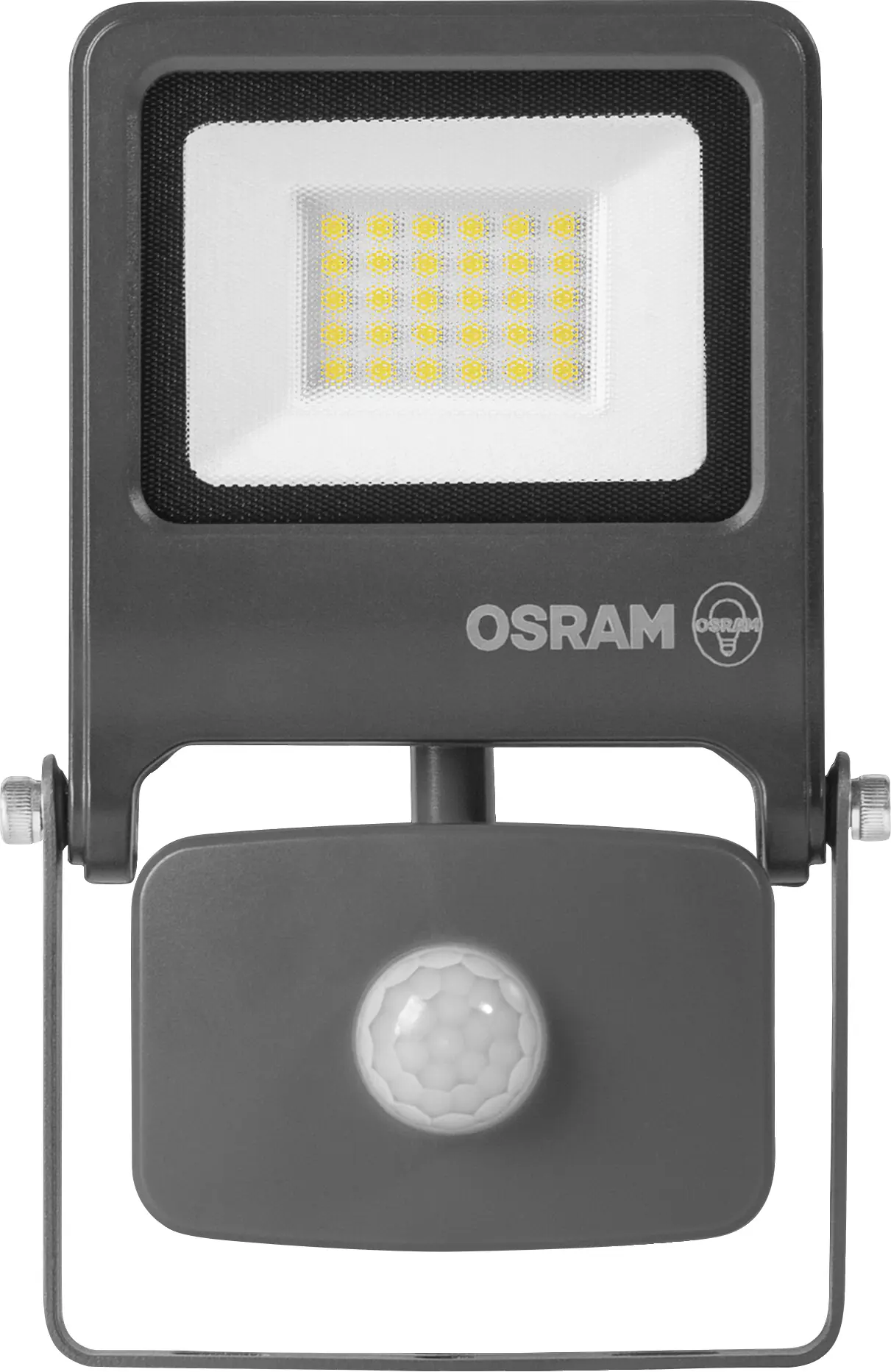 Osram Außenleuchte Endura Flood Bewegungsmelder 20W PCR dunkelgrau warmweiß