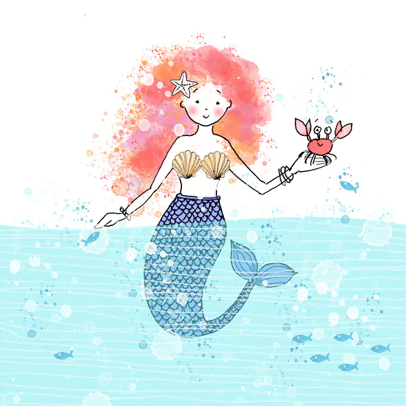 Braun & Company Servietten Mermaid 33 x 33 cm - 20er Pack