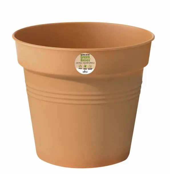Elho Pflanztopf Green Basics Ø 24 x 21 cm terracotta
