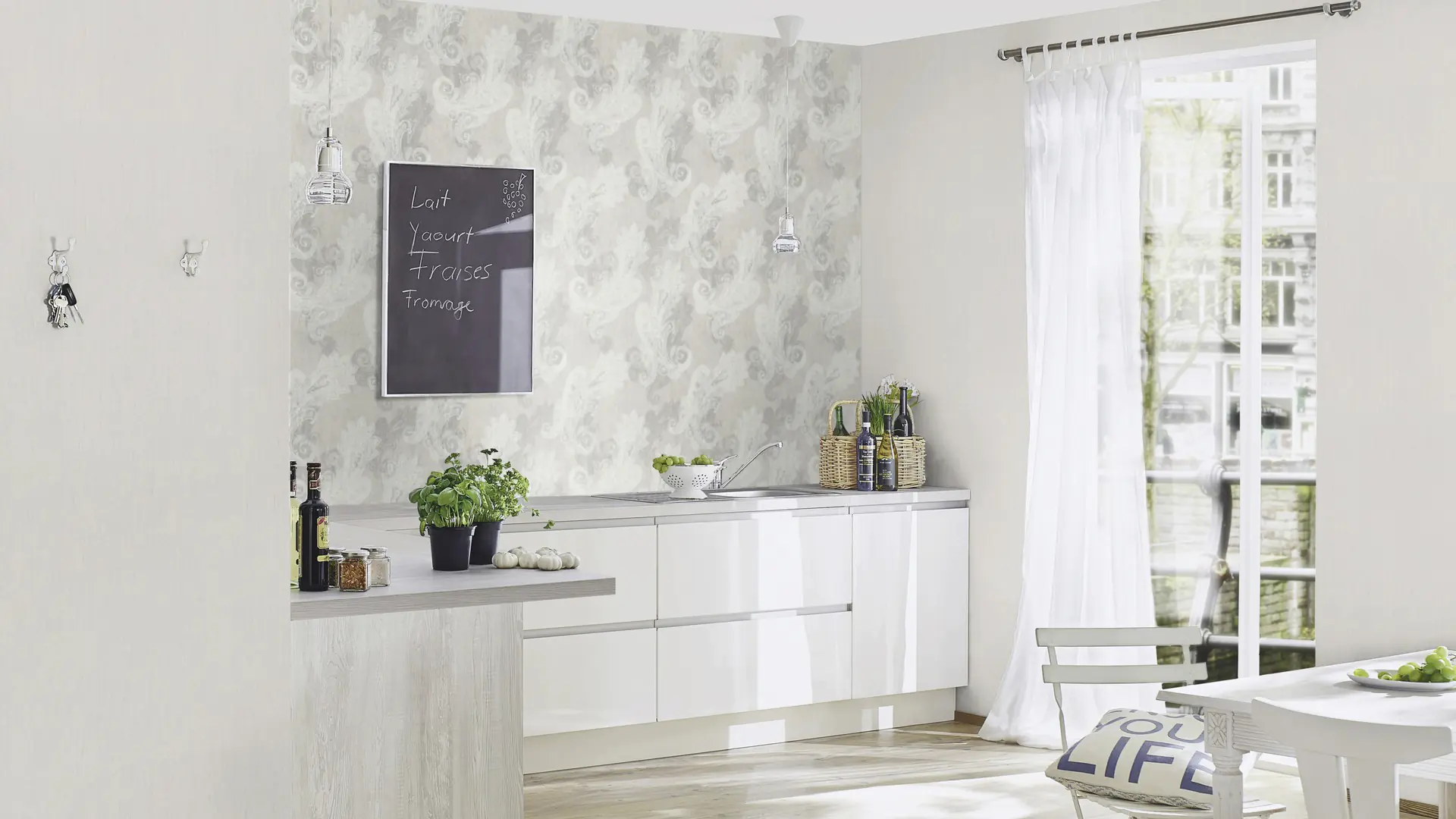 Rasch Vliestapete 746426 Grau-Taupe Muster & Motive 10,05 m x 0,53 m