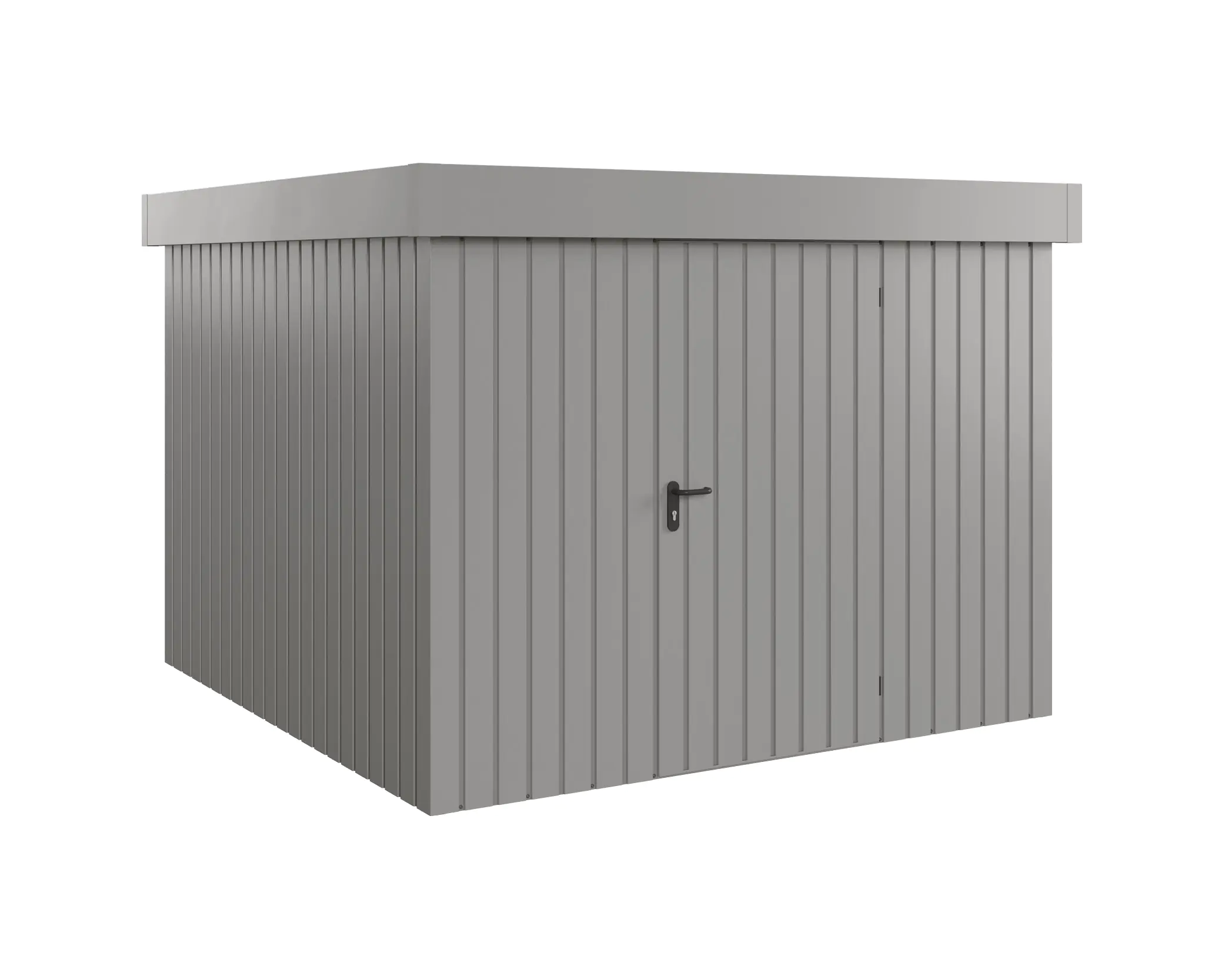EcoStar Metallgerätehaus Euroline EFD10 graualuminium 262 x 262 cm 1-flg.
