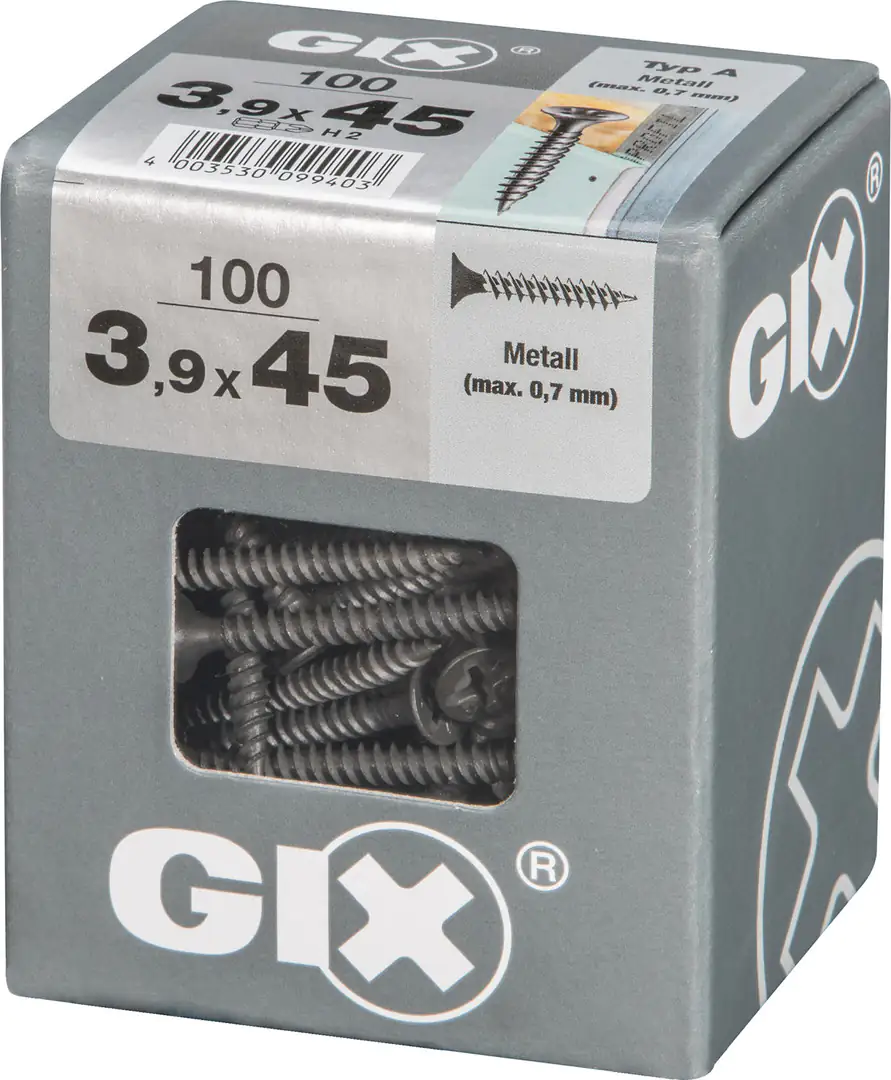 Spax Schnellbauschrauben 3.9 x 45 mm PH 2 Feingewinde - 100 Stk.