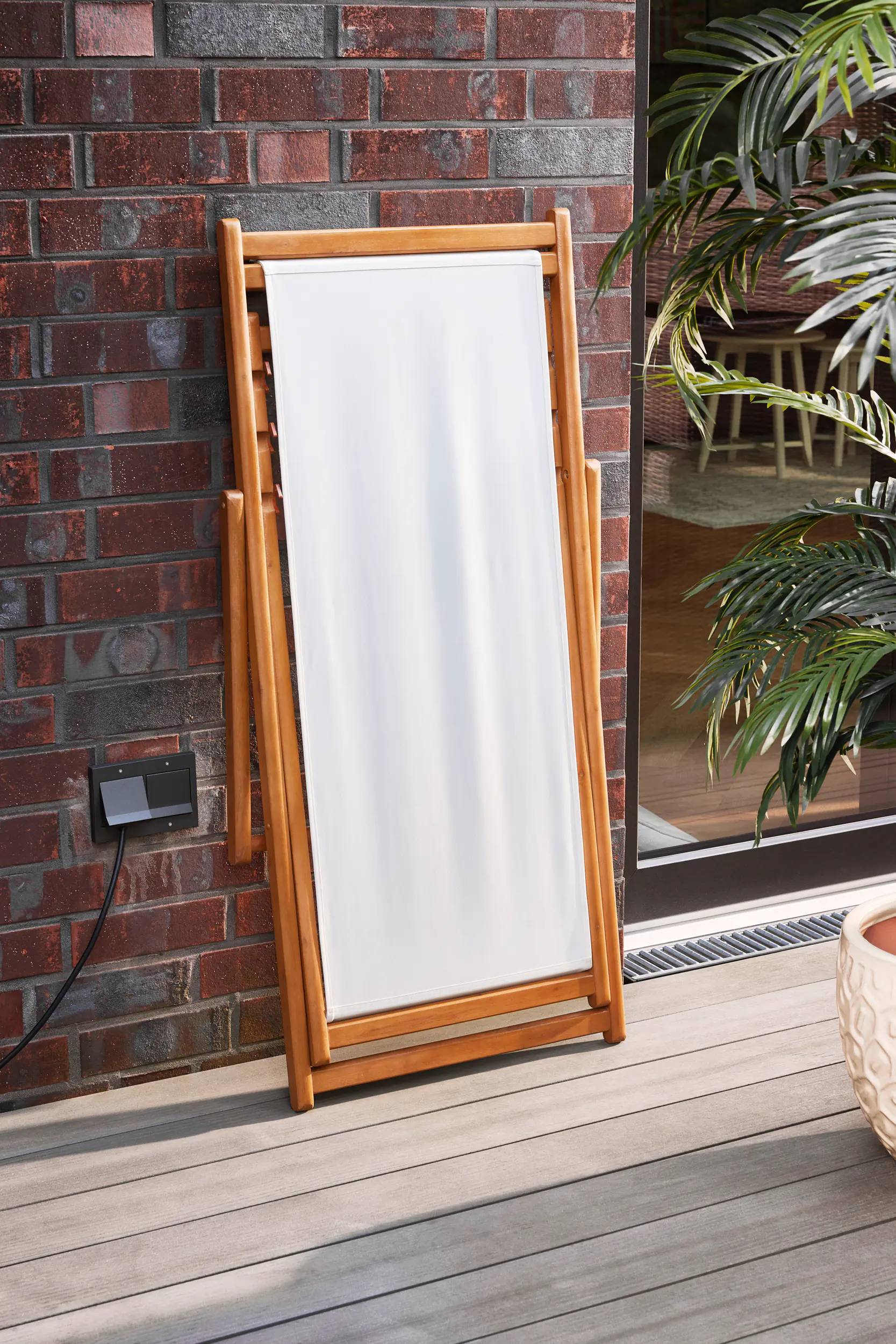 Primaster Gartenliegestuhl Karla beige