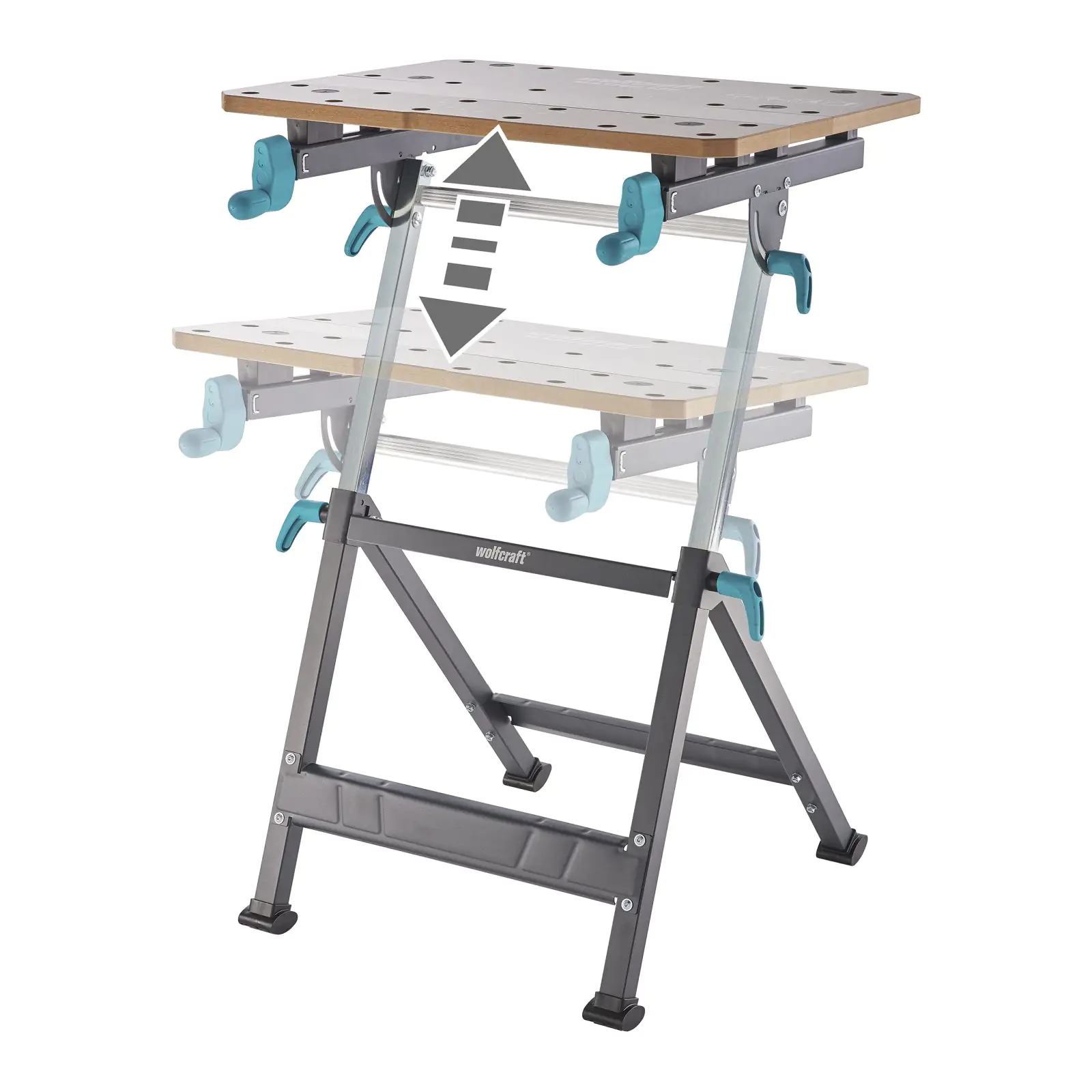 Wolfcraft Spanntisch MASTER 650 ERGO stufenlos höhenverstellbar