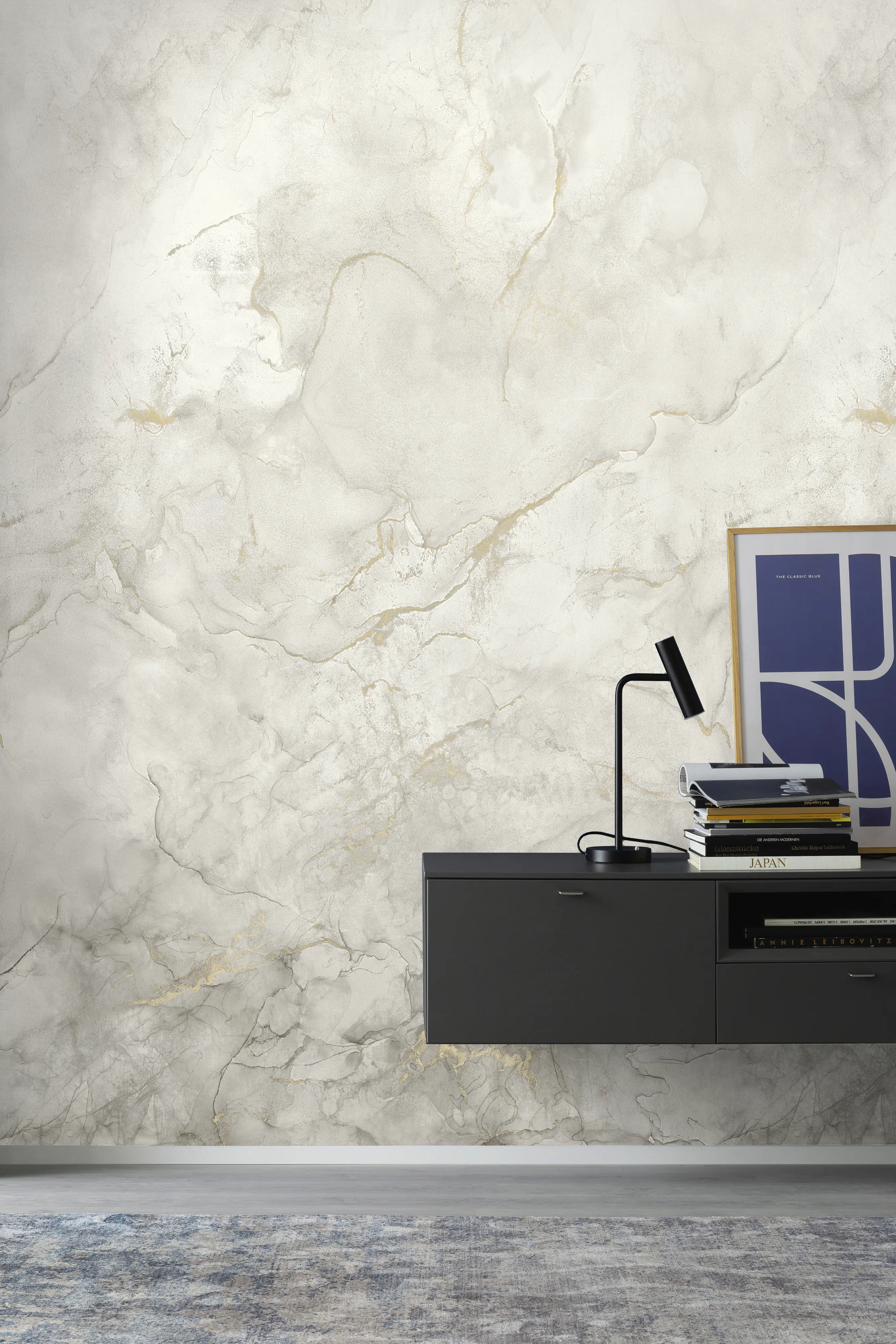 Rasch Vlies Fototapete Schöner Wohnen 2 golden Marble 2,80 x 1,59 m