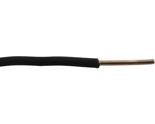 PVC-Aderleitung H07V-U 2,5 - 25 Meter, schwarz