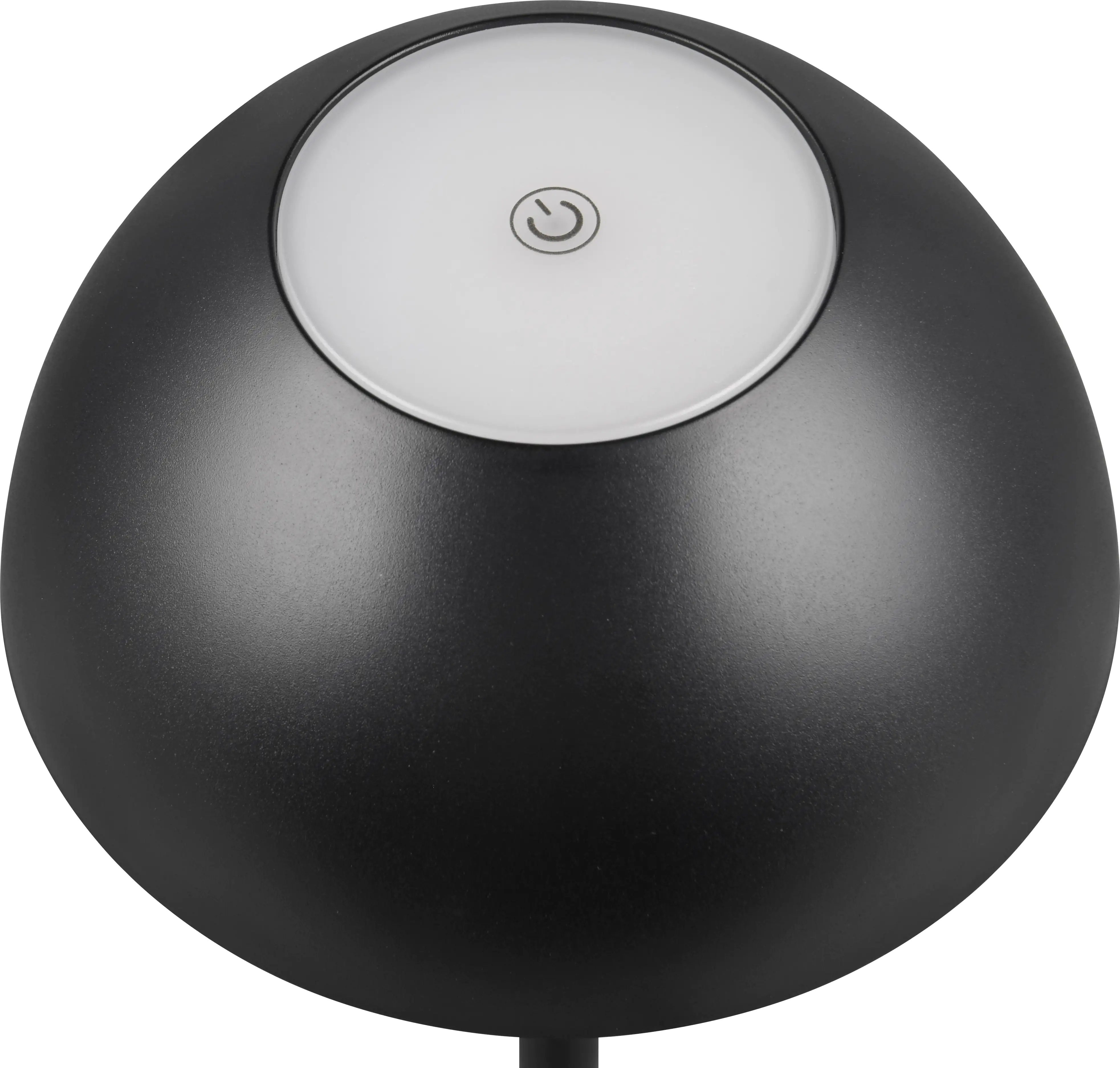 Reality Leuchten LED Akku-Tischleuchte Ricardo schwarz 30 cm warmweiß