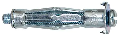 Fischer Hohlraumdübel aus Metall 4.0 x 45 mm - 4 Stück