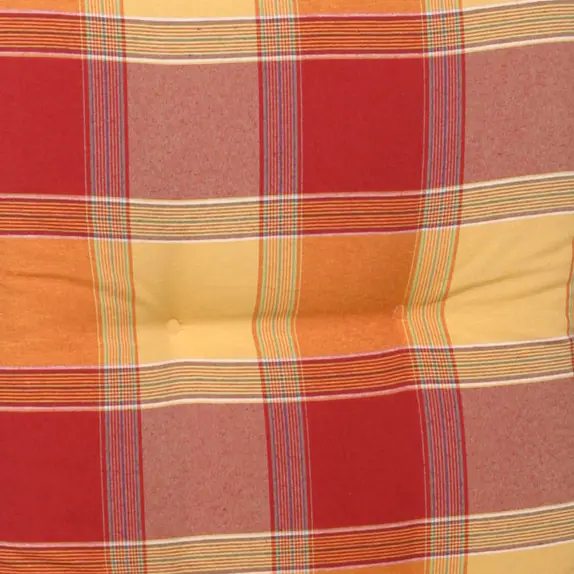 GO-DE Mittellehner-Auflage 108 x 50 x 7 cm rot