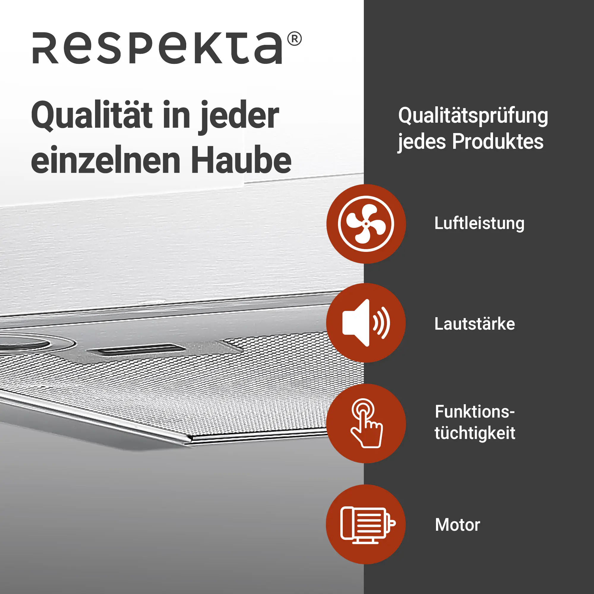 respekta Dunstabzugshaube Edelstahl 60 cm Typ / Modell: CH 22098 IXB 60 cm