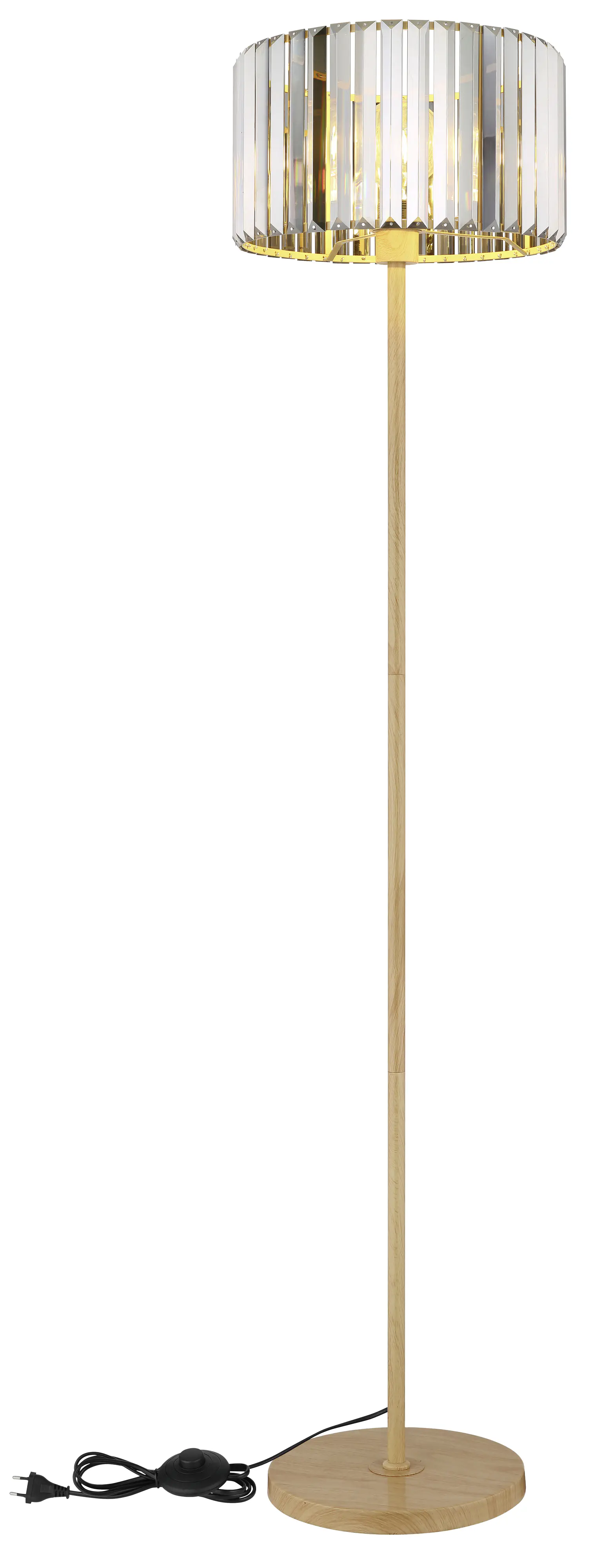 Globo Stehleuchte Run 150 cm holzoptik