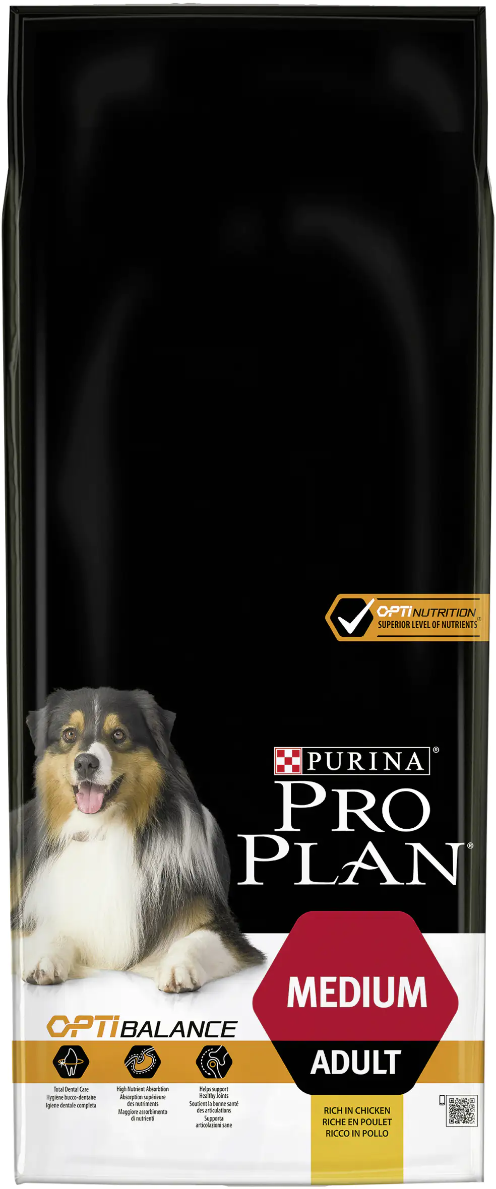 Purina Pro Hundetrockenfutter Adult Medium 14 kg Huhn & Reis