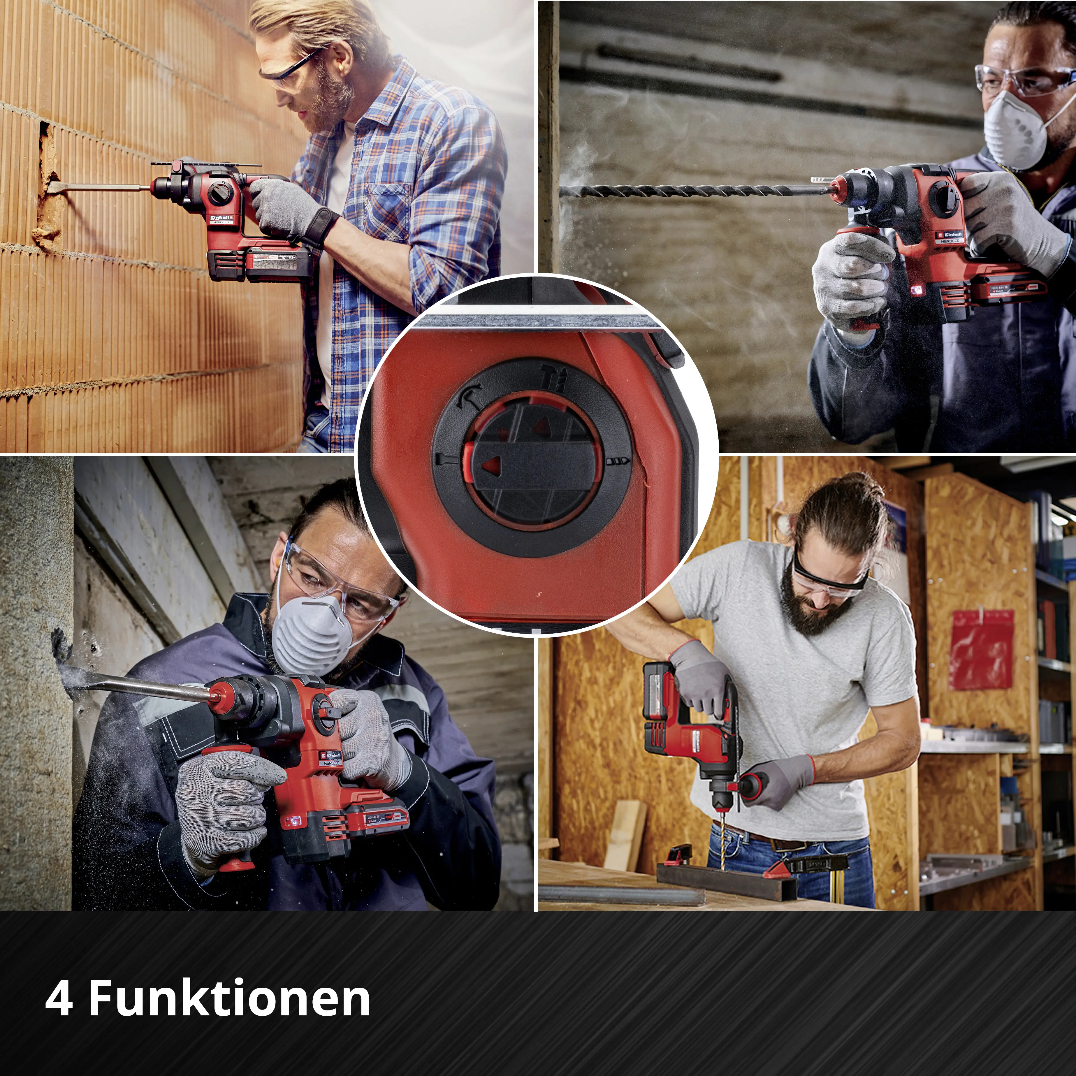 Einhell Professional Akku-Bohrhammer HEROCCO 18/20 Solo 18 V