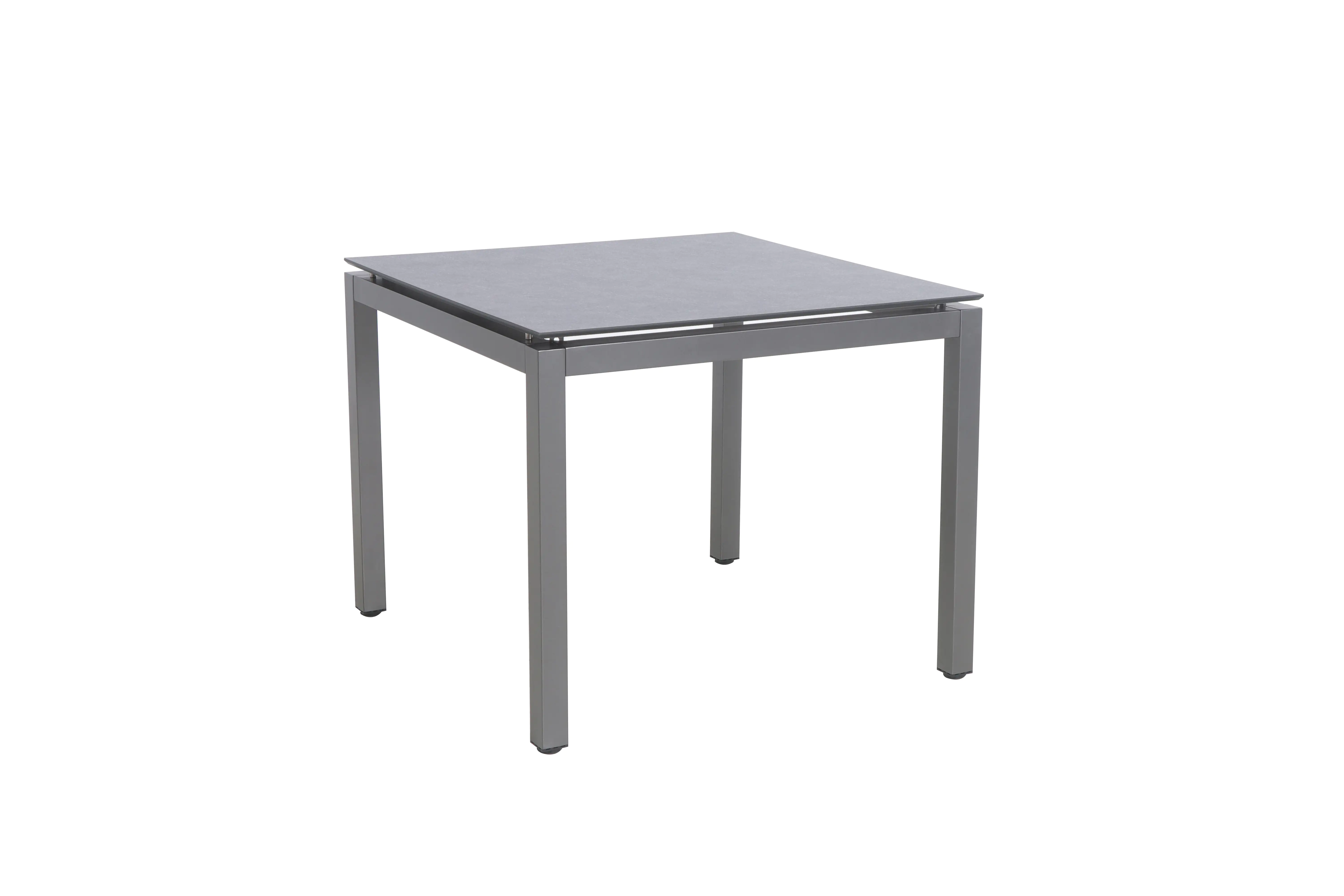 MWH Gartentisch Aluminium Universal 90 x 90 cm
