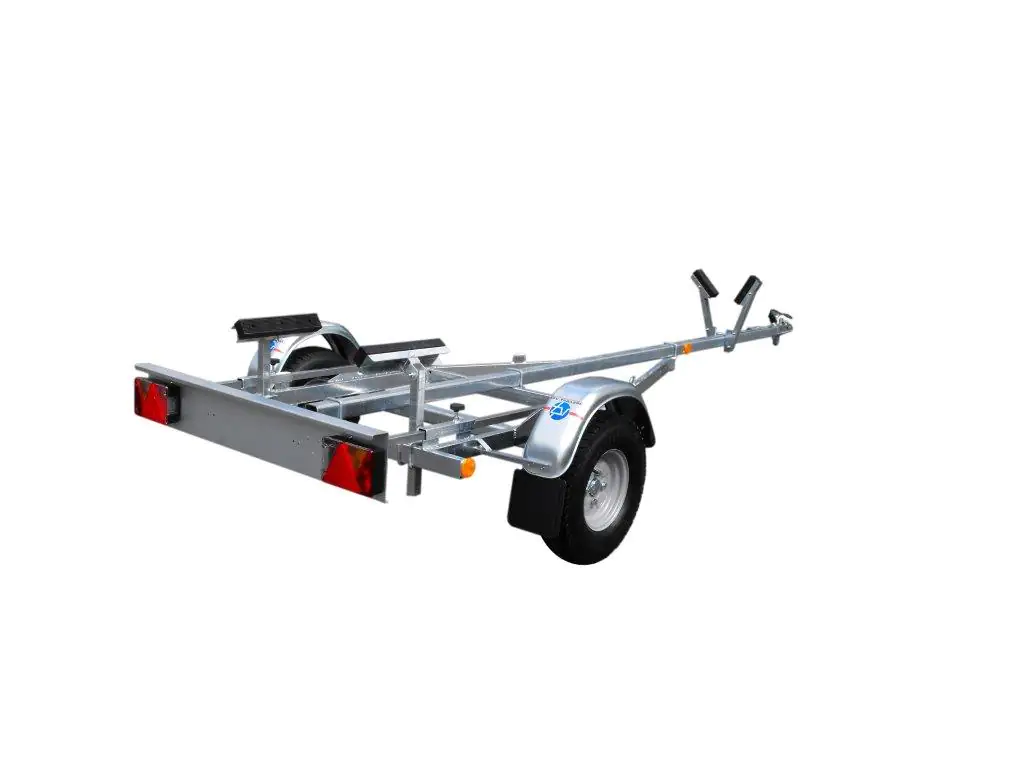 TPV Bootstrailer BA 550-L mit Langauflagen ungebremst 550kg für Bootslänge bis zu 4,50m