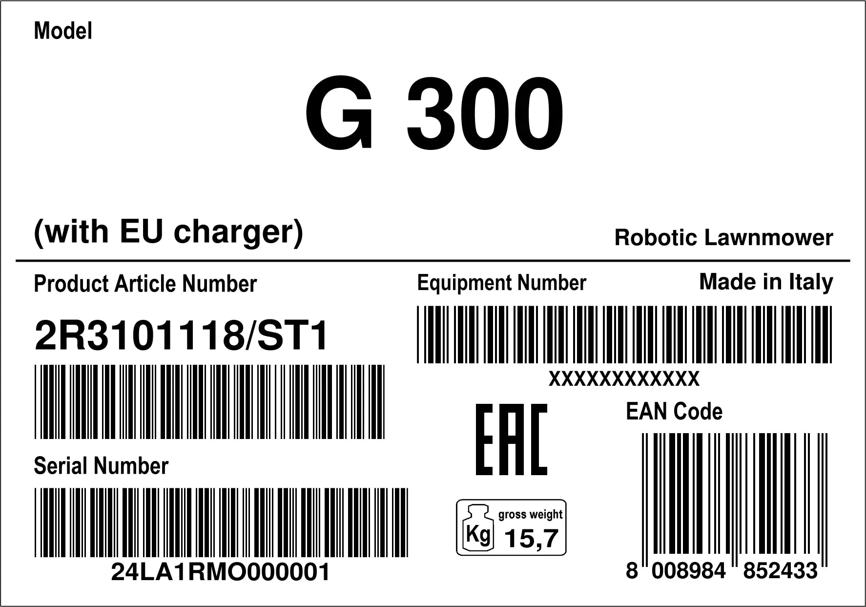 Stiga Mähroboter G 300 18 cm Schnittbreite Smart