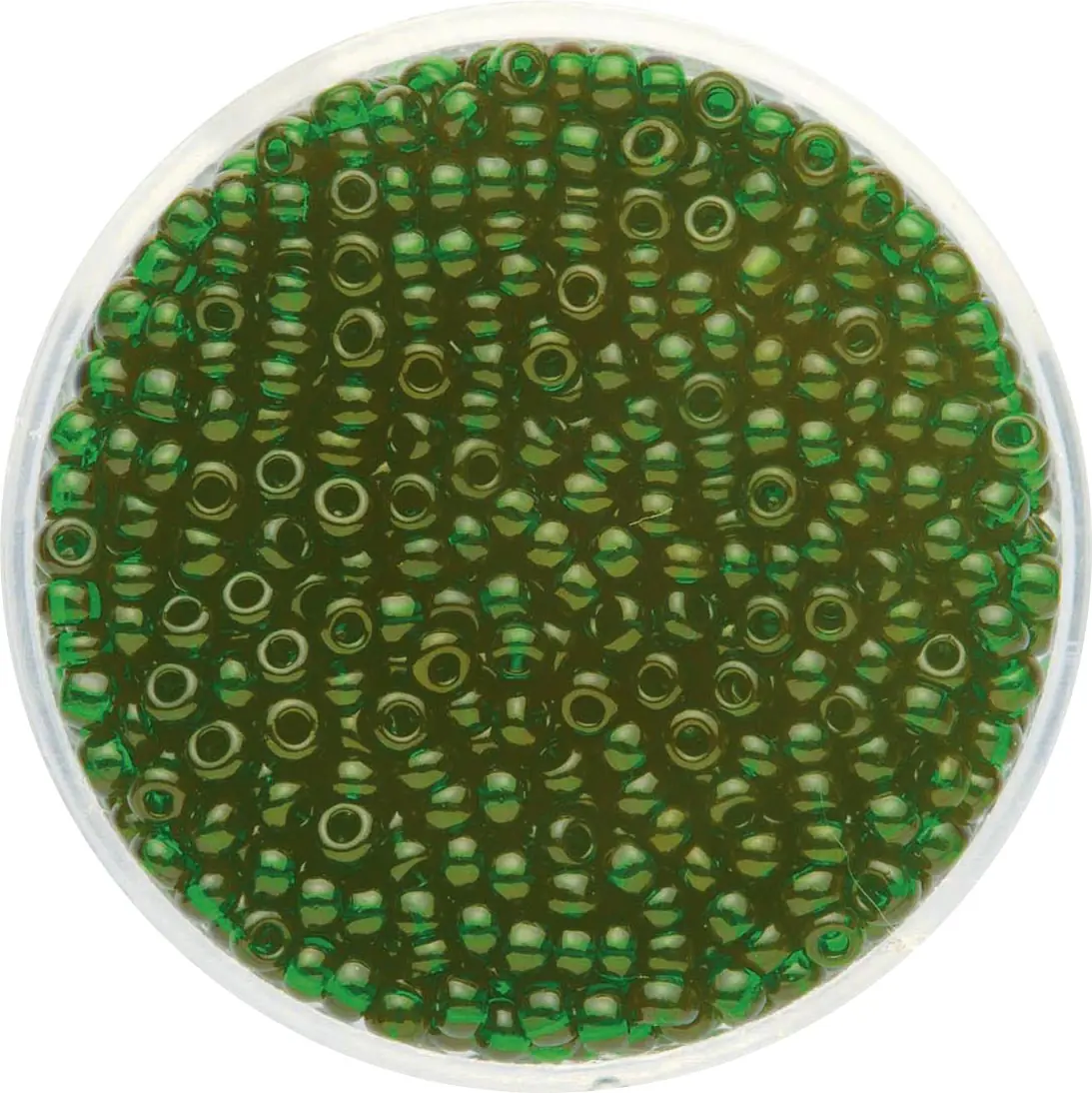 Glorex Rocailles Perlen 2,6 mm 17 g  dunkelgrün