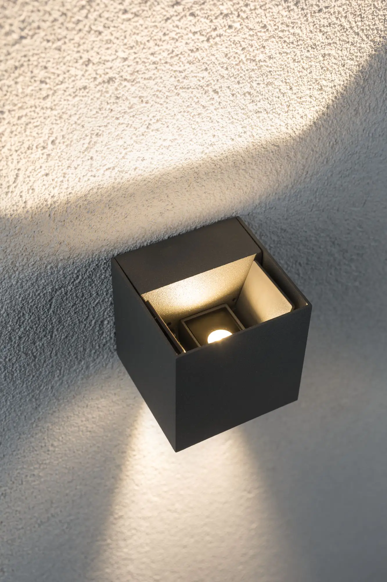 Paulmann Special Line LED Außen-Wandleuchte Cybo grau 8 x 8 cm Up & Down