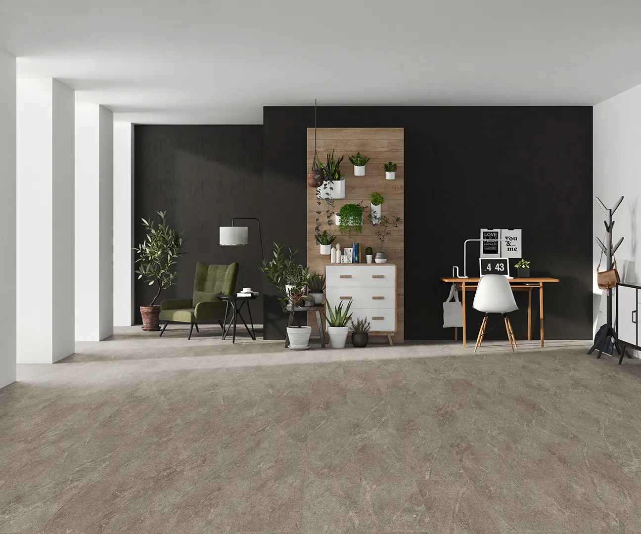 Classen Laminat Fliese Visiogrande Megaloc Aquaprotect 60,4 x 28 cm grau