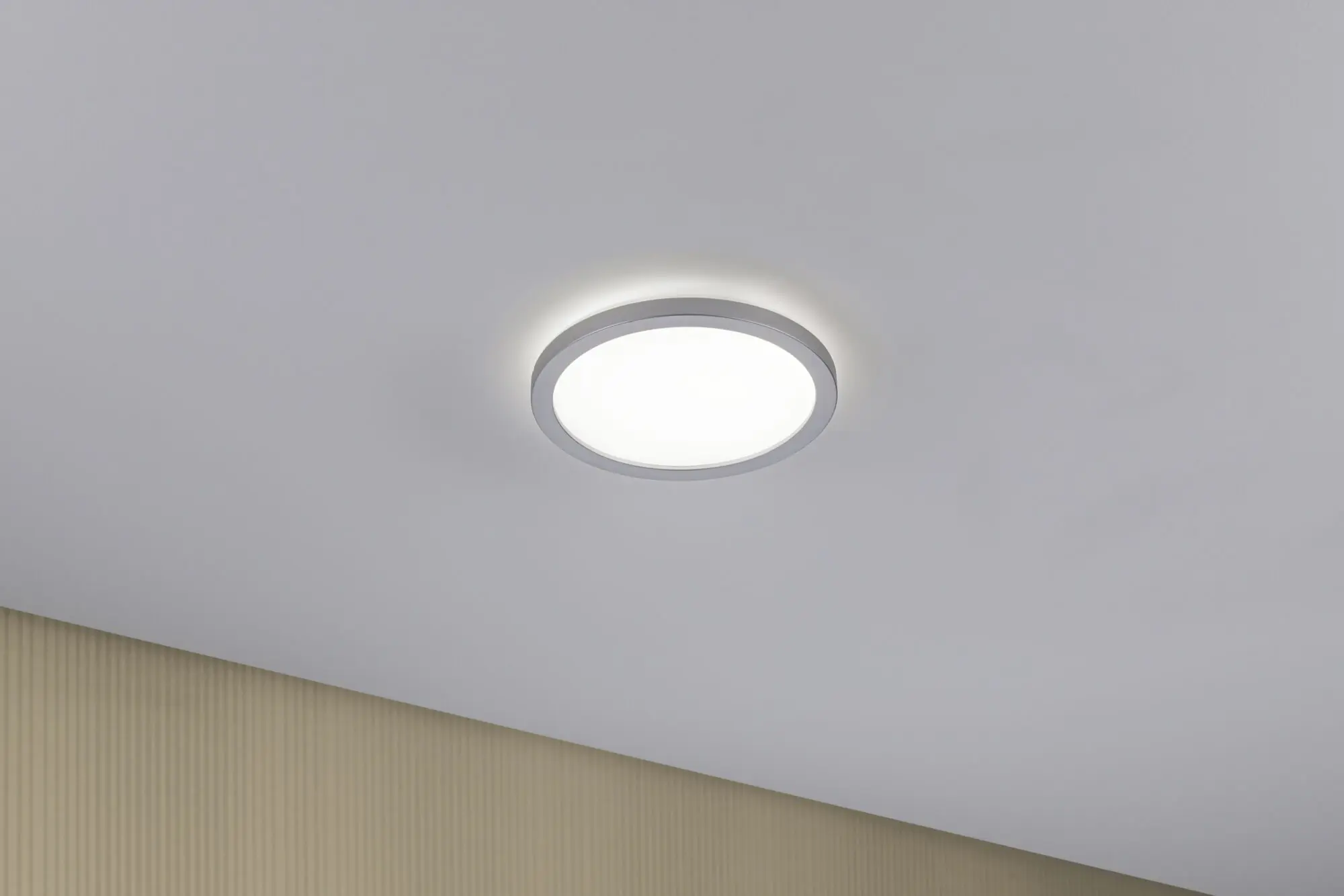 Paulmann LED Panel Atria Shine chrom-matt Ø 19 cm neutralweiß