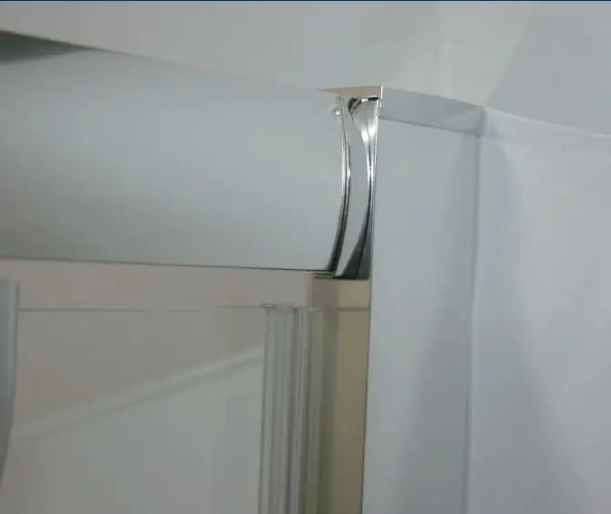 TrendLine Pivot-Duschtür mit Seitenwand Easy-6 80 x 80 cm Klarglas