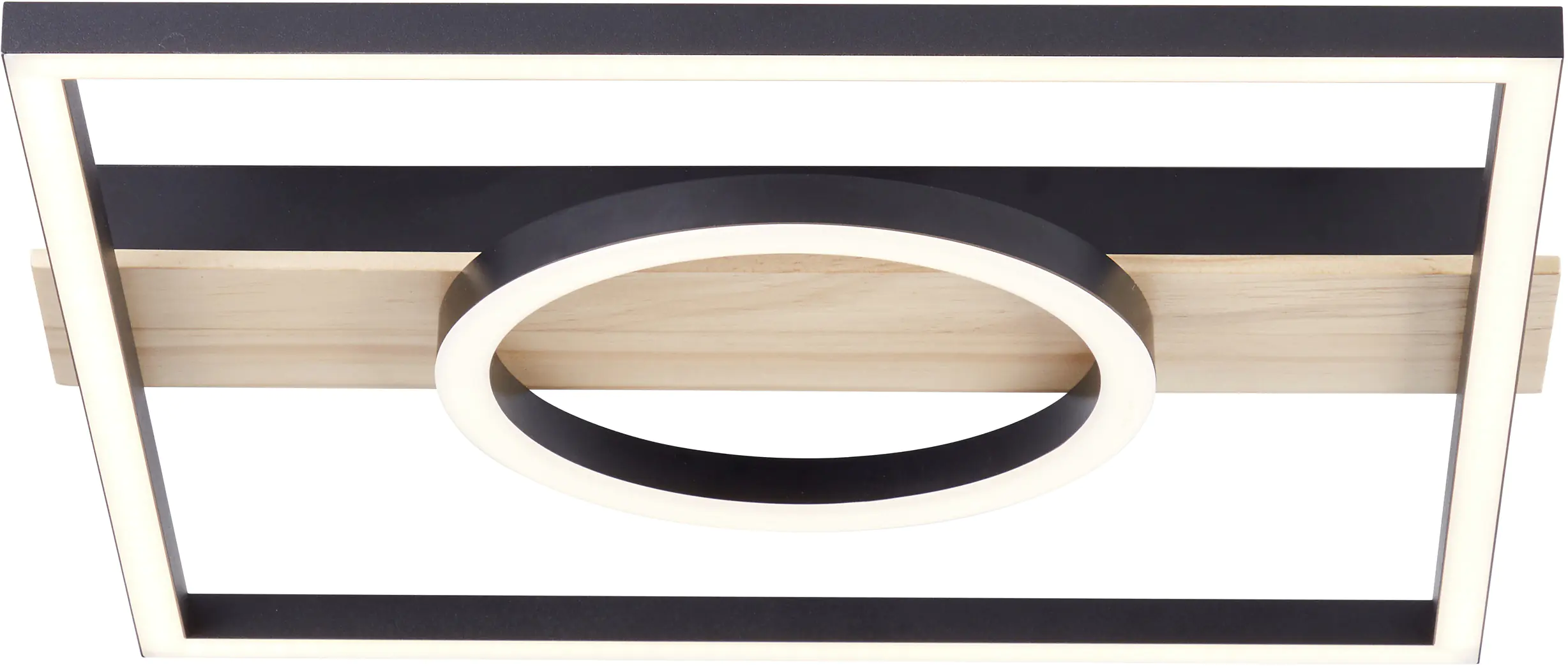 Brilliant Leuchten LED Deckenleuchte Maureen 24W, warmweiß, holz