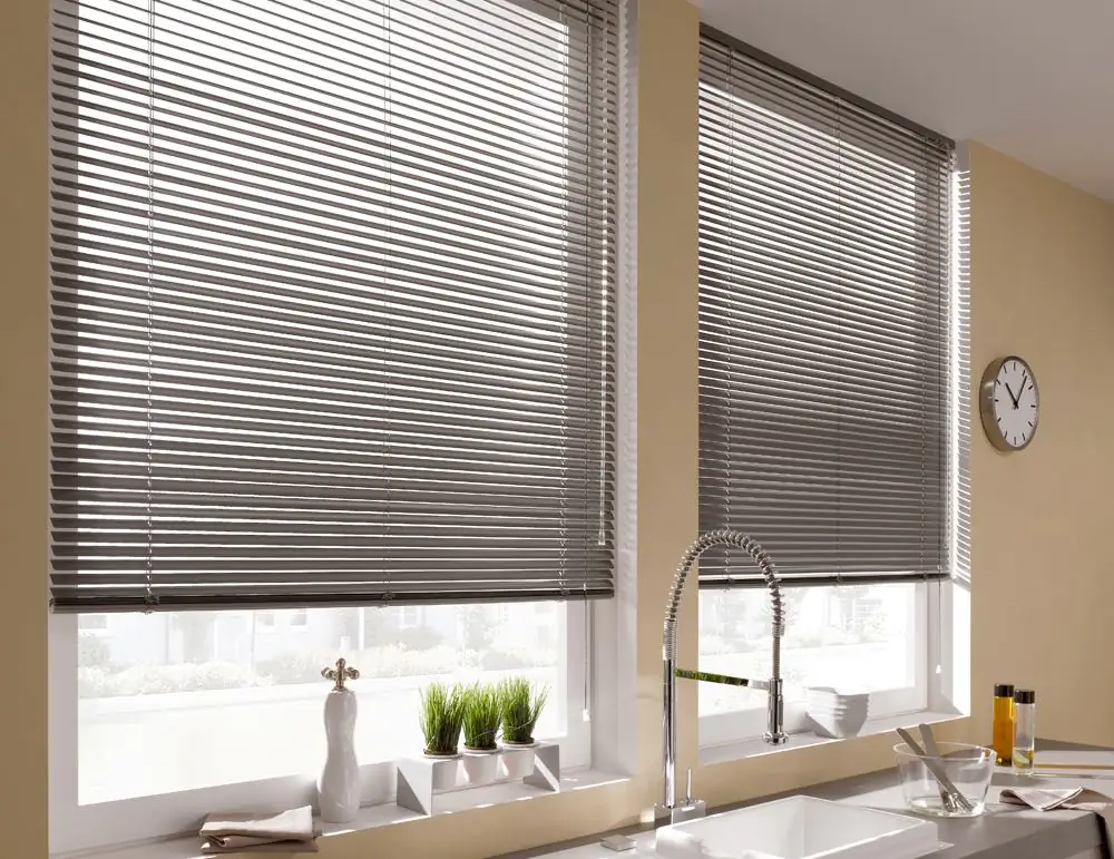 Gardinia Alu Jalousie silber, 100 x 130 cm