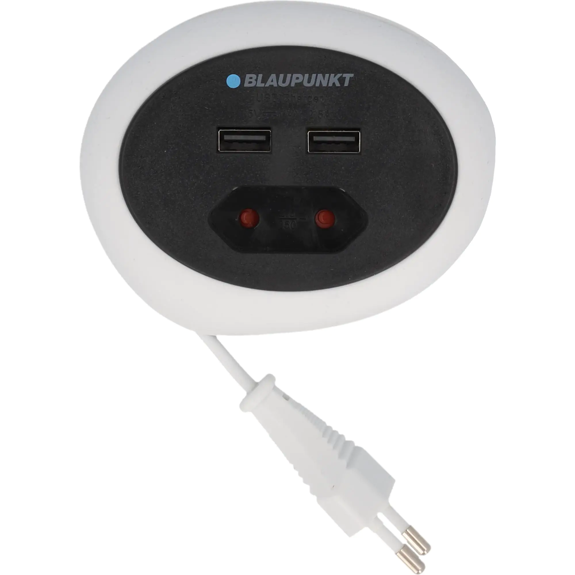 Blaupunkt Steckdosenleiste 1-fach 1,2m für Außen, mit 2x USB mini
