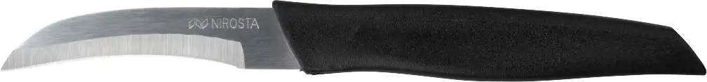 Fackelmann Schälmesser Nirosta 17cm schwarz