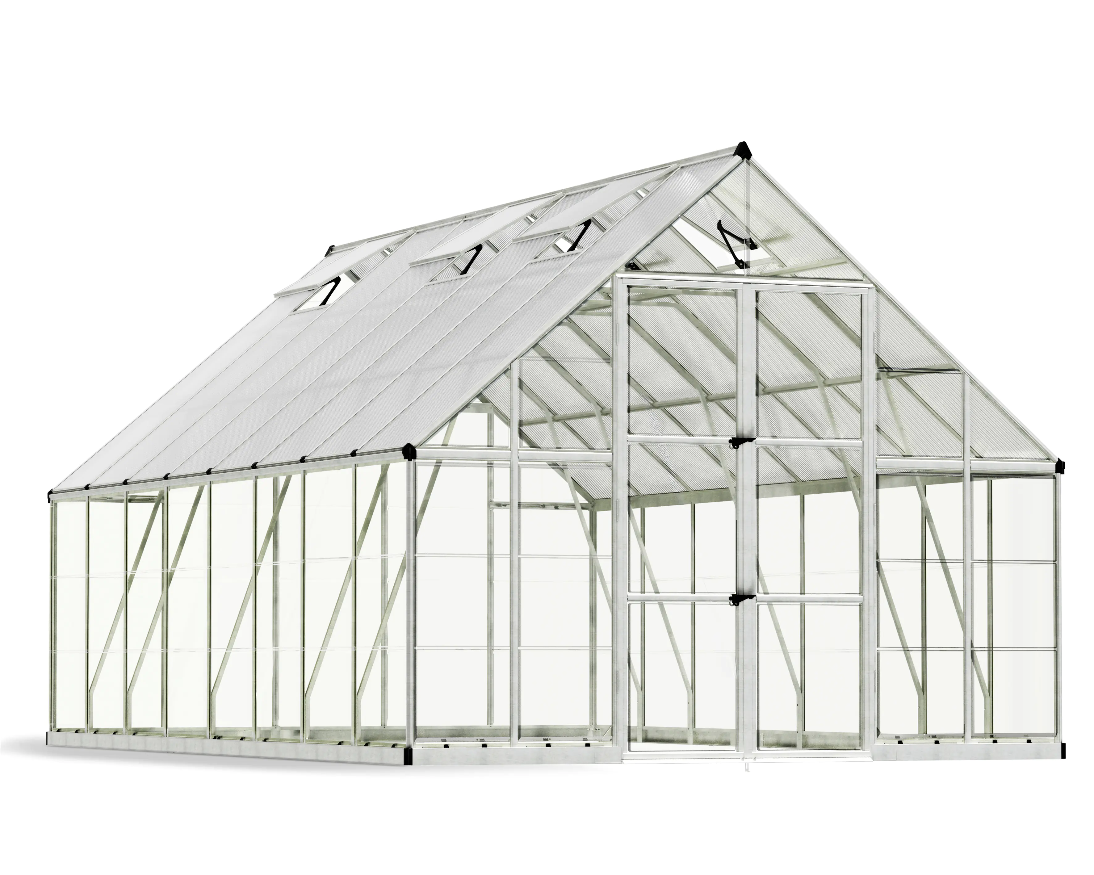 Canopia Gewächshaus Balance  Alu silber 484 x 304 cm
