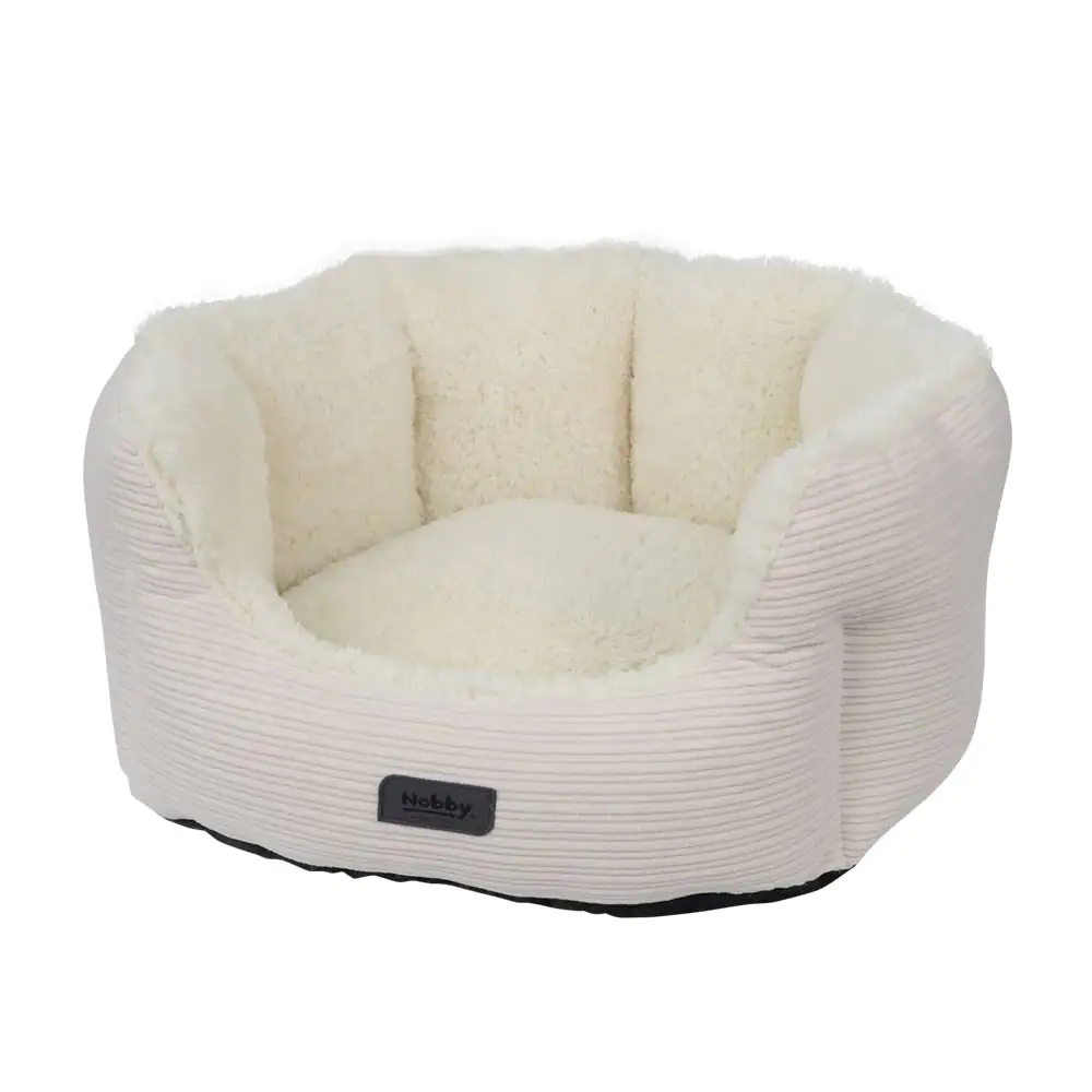 Nobby Komfortbett Kamba oval L 86 x B 70 x H 24 cm beige