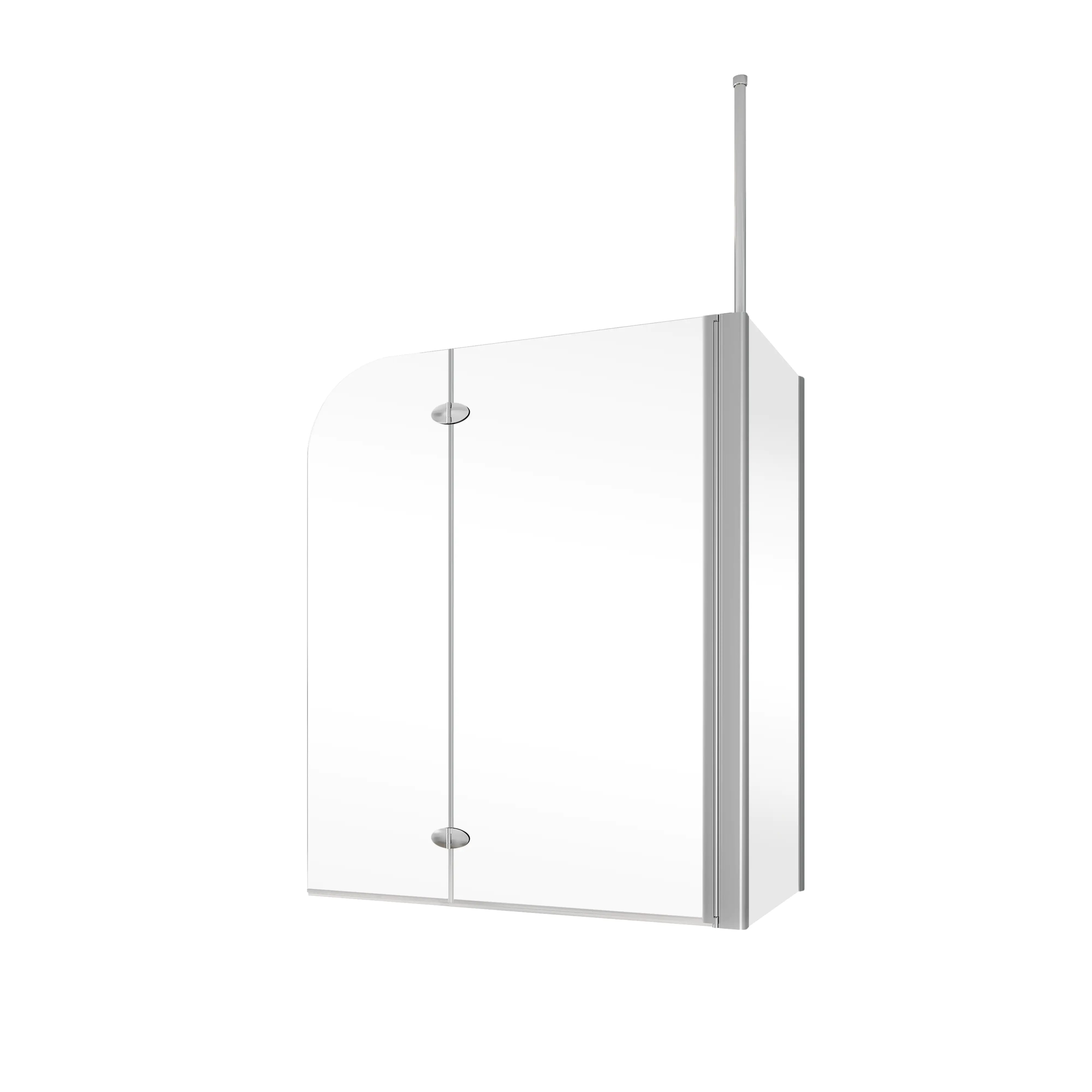 Schulte Badewannenaufsatz D3380 2-tlg. 114,6 x 70 x 140 cm + Seitenwand