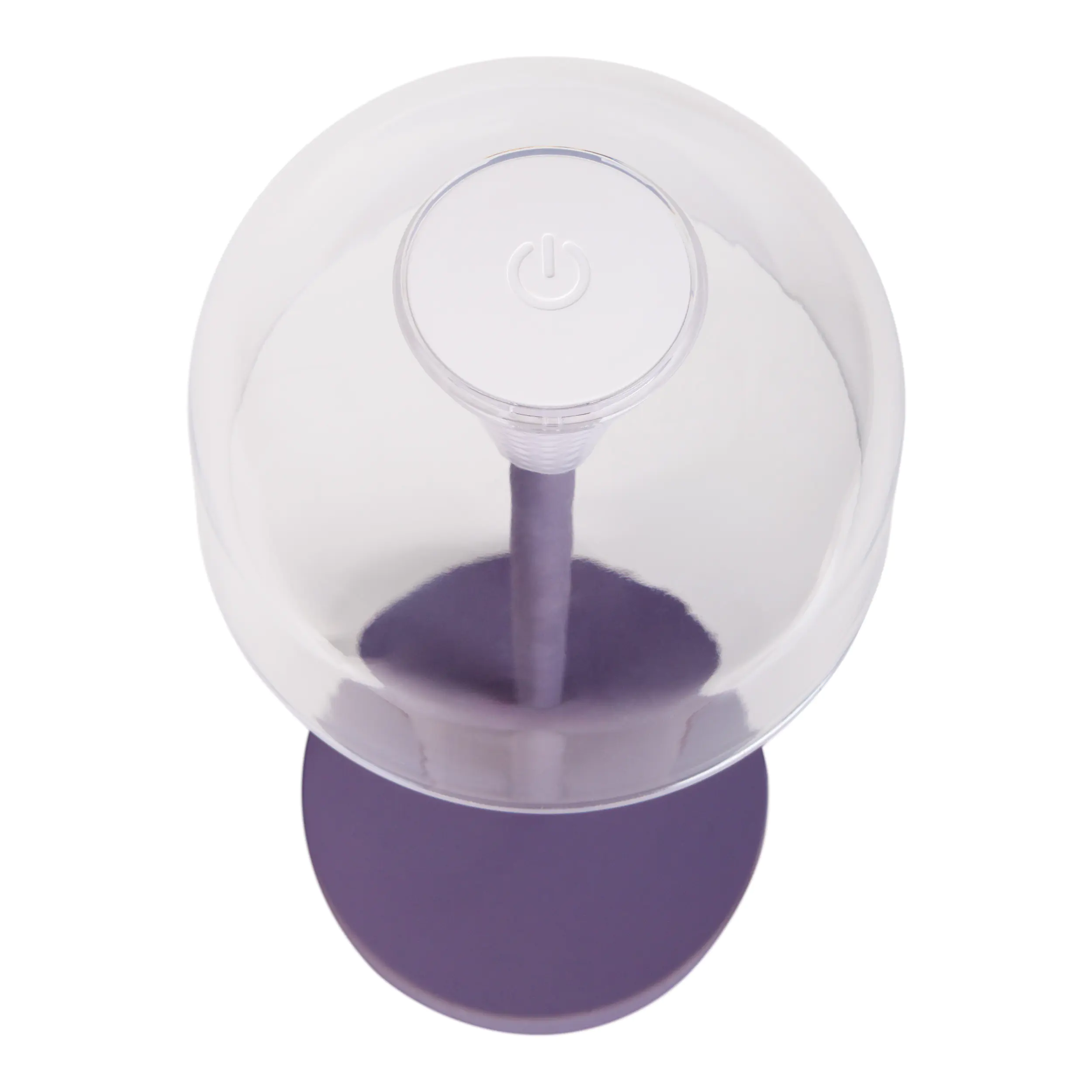 Light & More LED Akku-Tischleuchte Gomba violett dimmbar