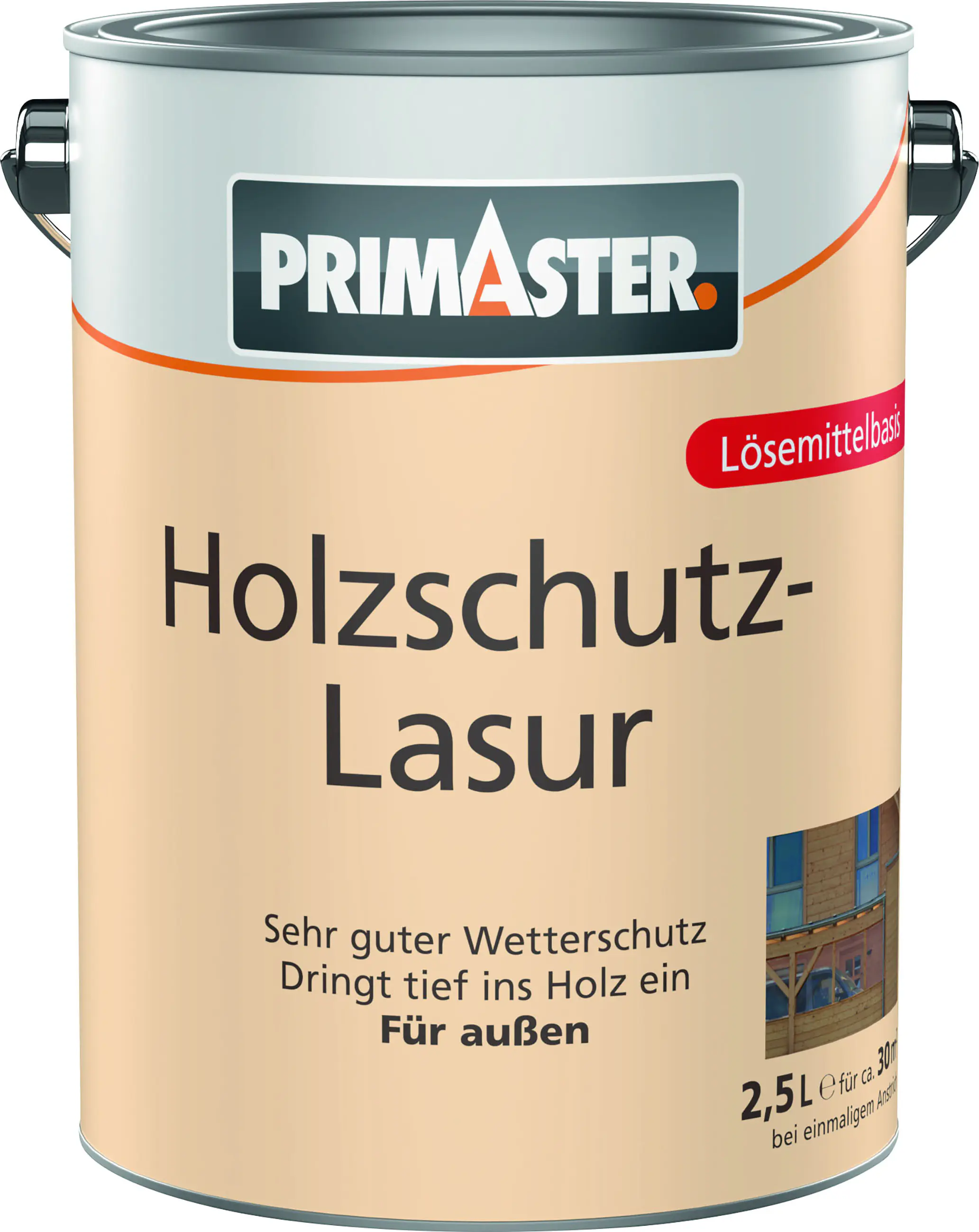 Primaster Holzschutz-Lasur 2,5 L eiche