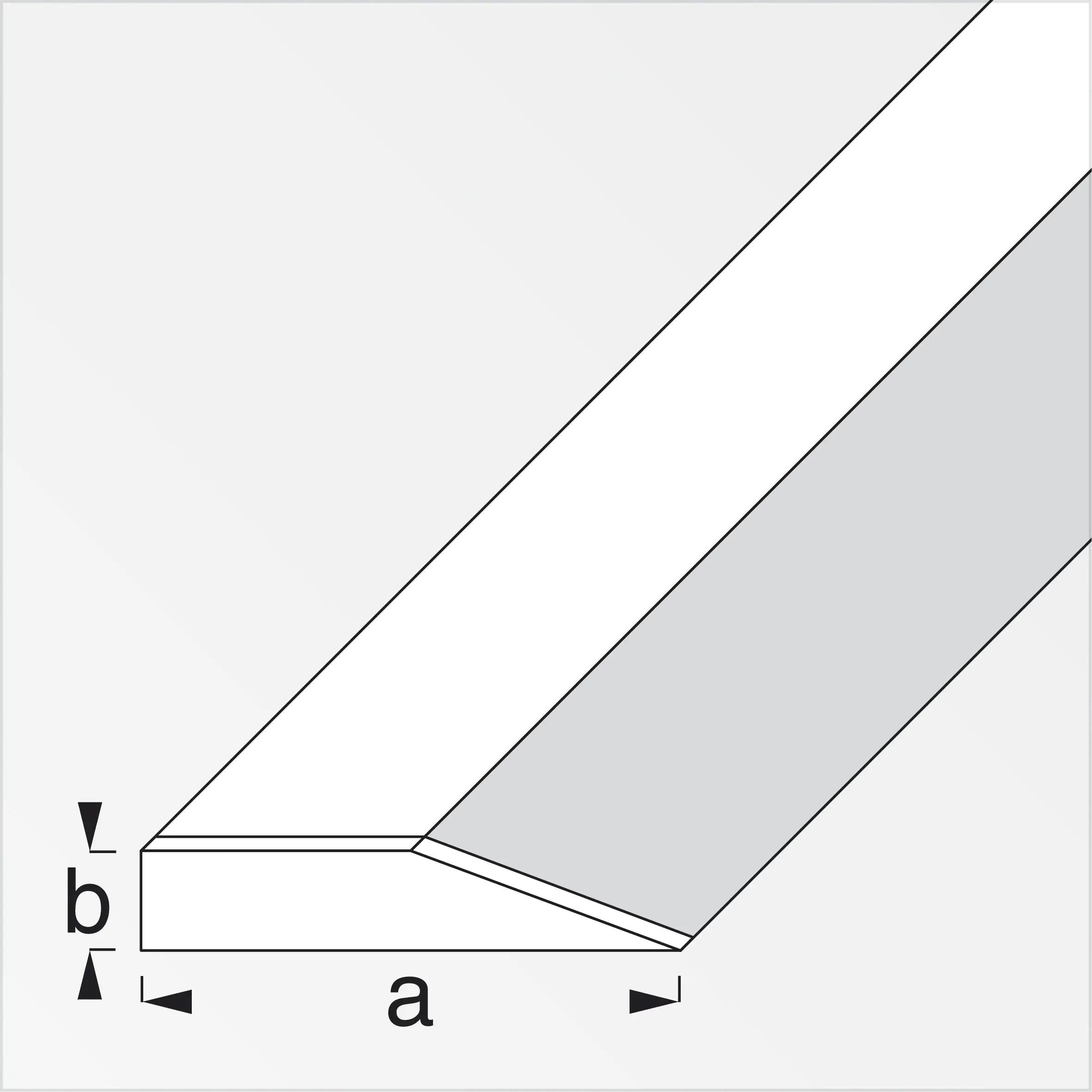 alfer Combitech Trapezkartätsche 100 cm Hartaluminium