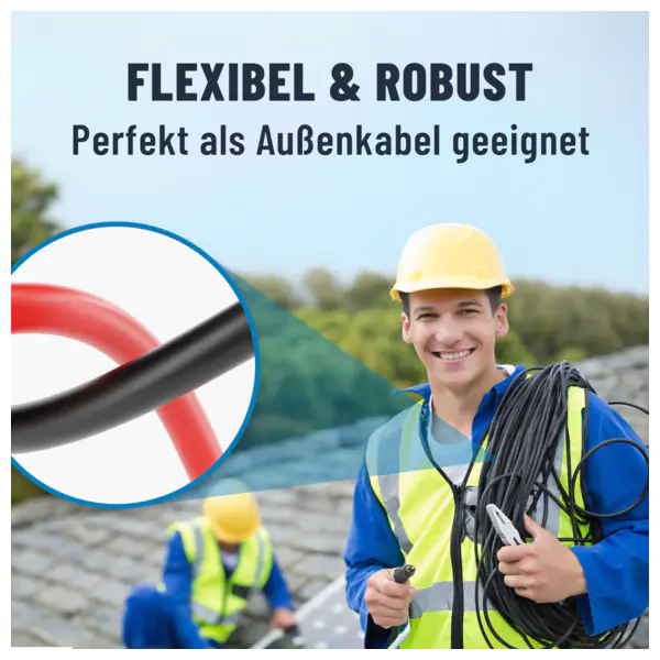 Absina Solarkabel 2er Set 5 m MC4-fähig 4mm²