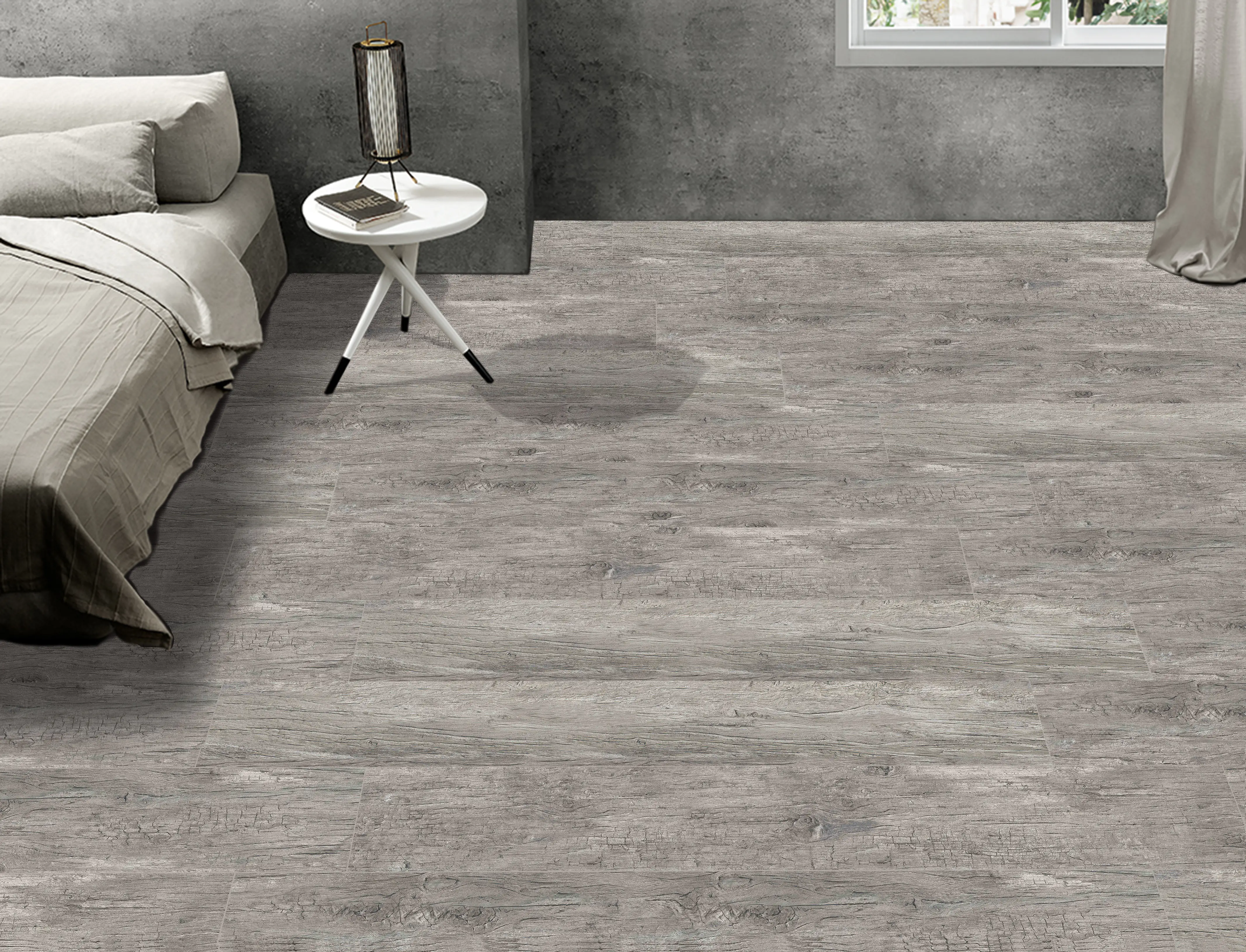 Bodenfliese Feinsteinzeug 2.0 Corteccia 20 x 120 cm grau