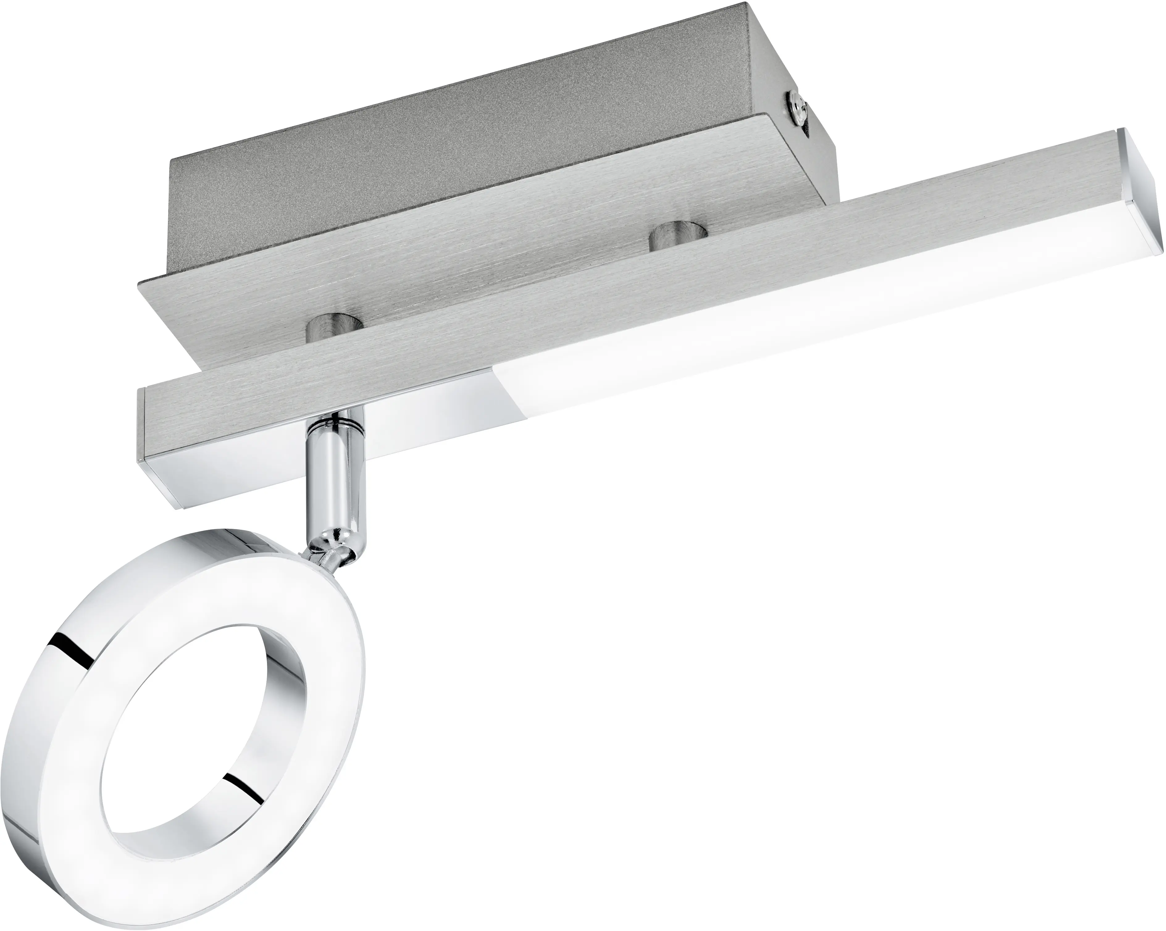 Eglo 1er LED Spot Cardillio 1 alu-chro 22,5 x 6,5 cm warmweiß