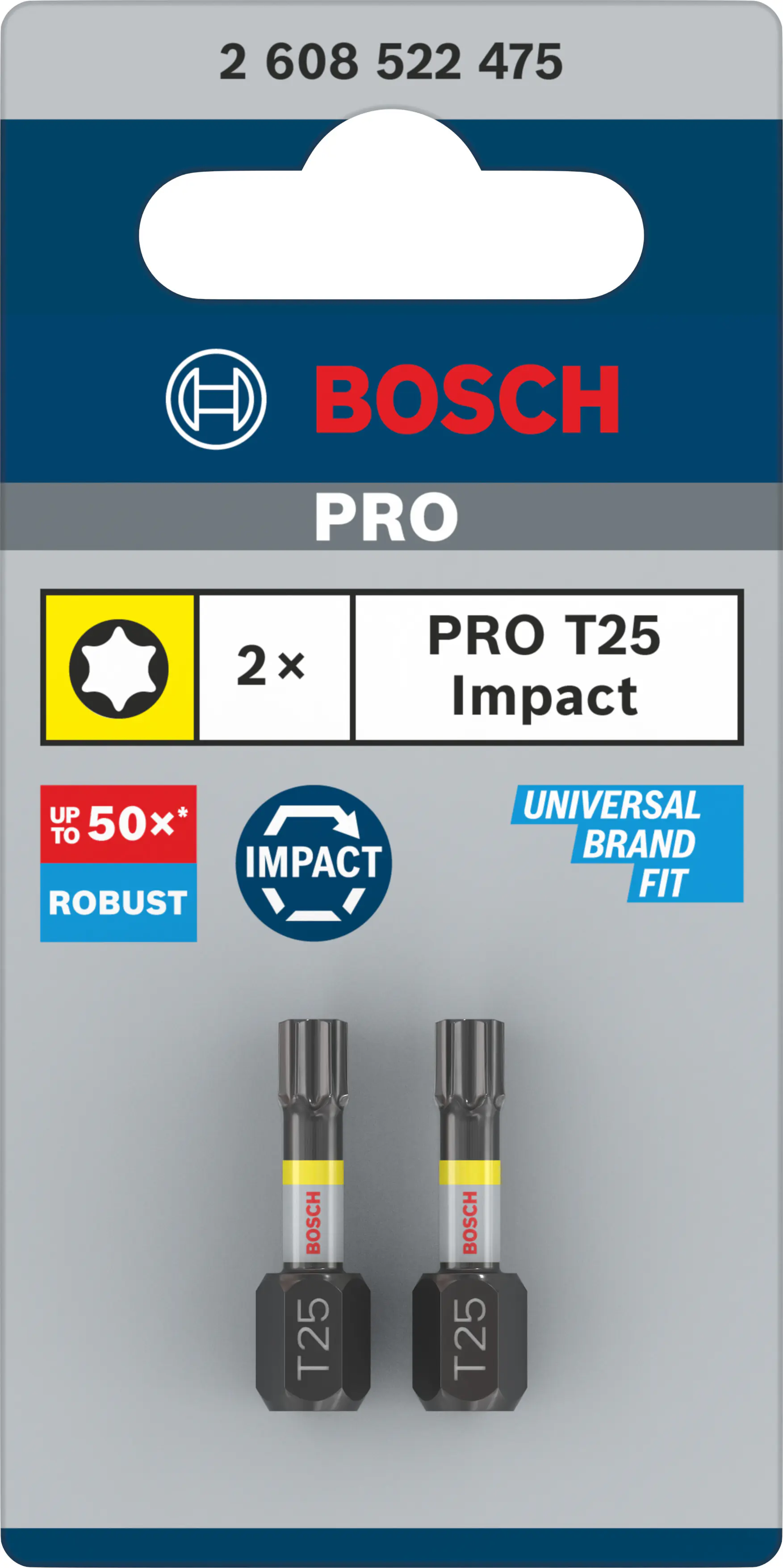 Bosch PRO Impact Bit T25 25 mm 2-teilig