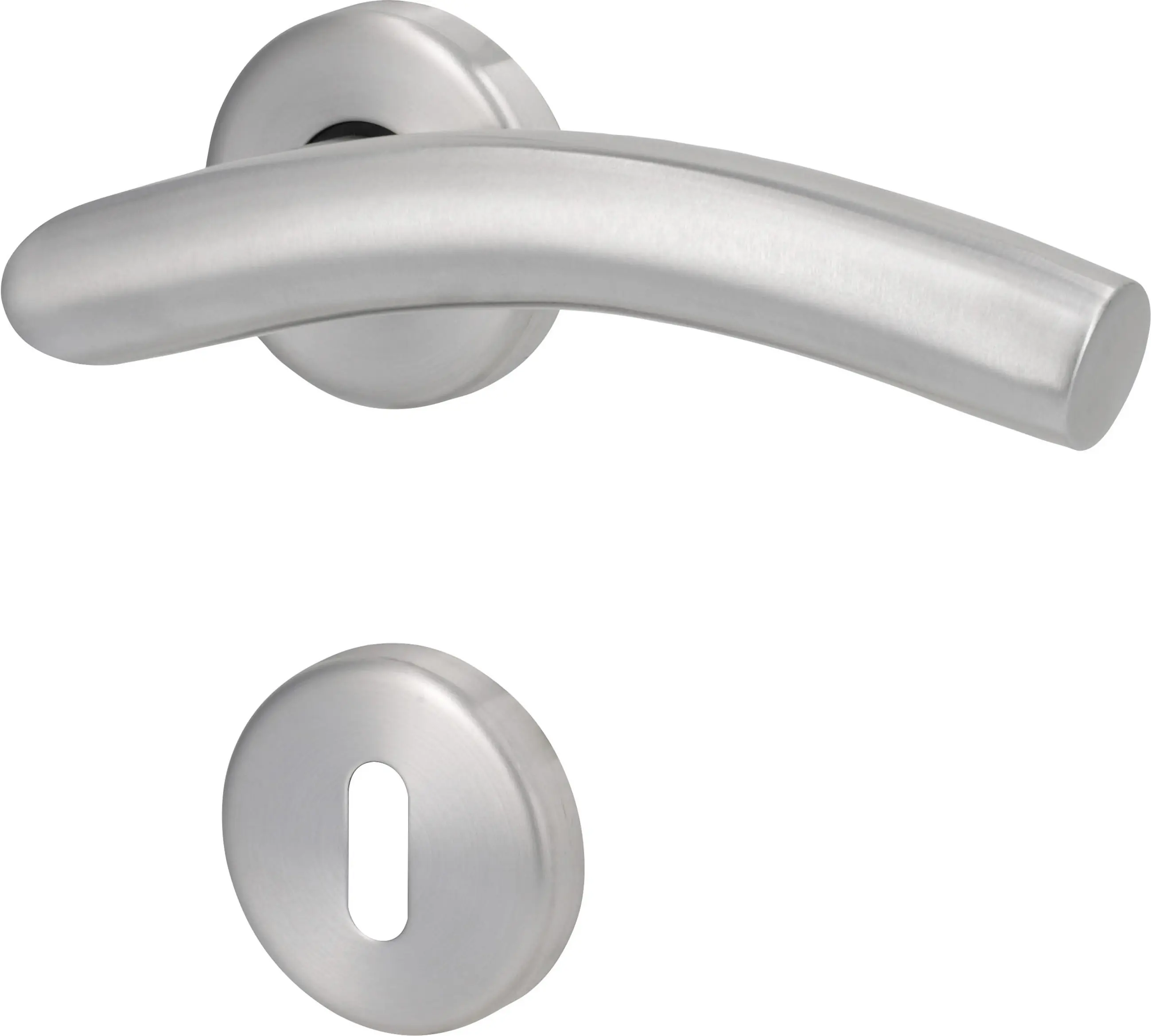 Südmetall Türgriff-Garnitur Rosette Mauritius BB Edelstahl satiniert silber Ø 50 mm 