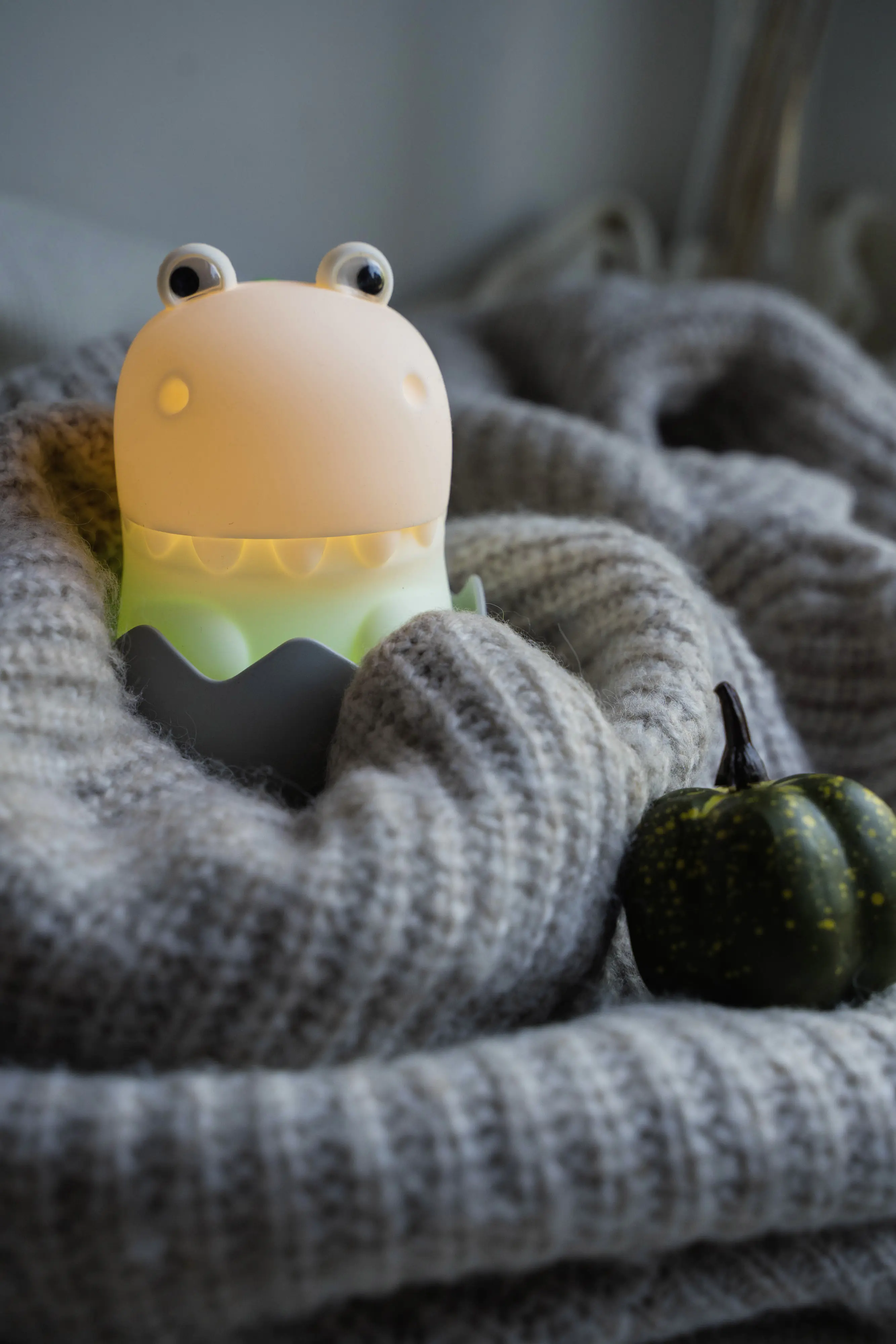 Megalight LED Deko Licht Diggy Dino 3W, 1.500mAh, weiß, grün