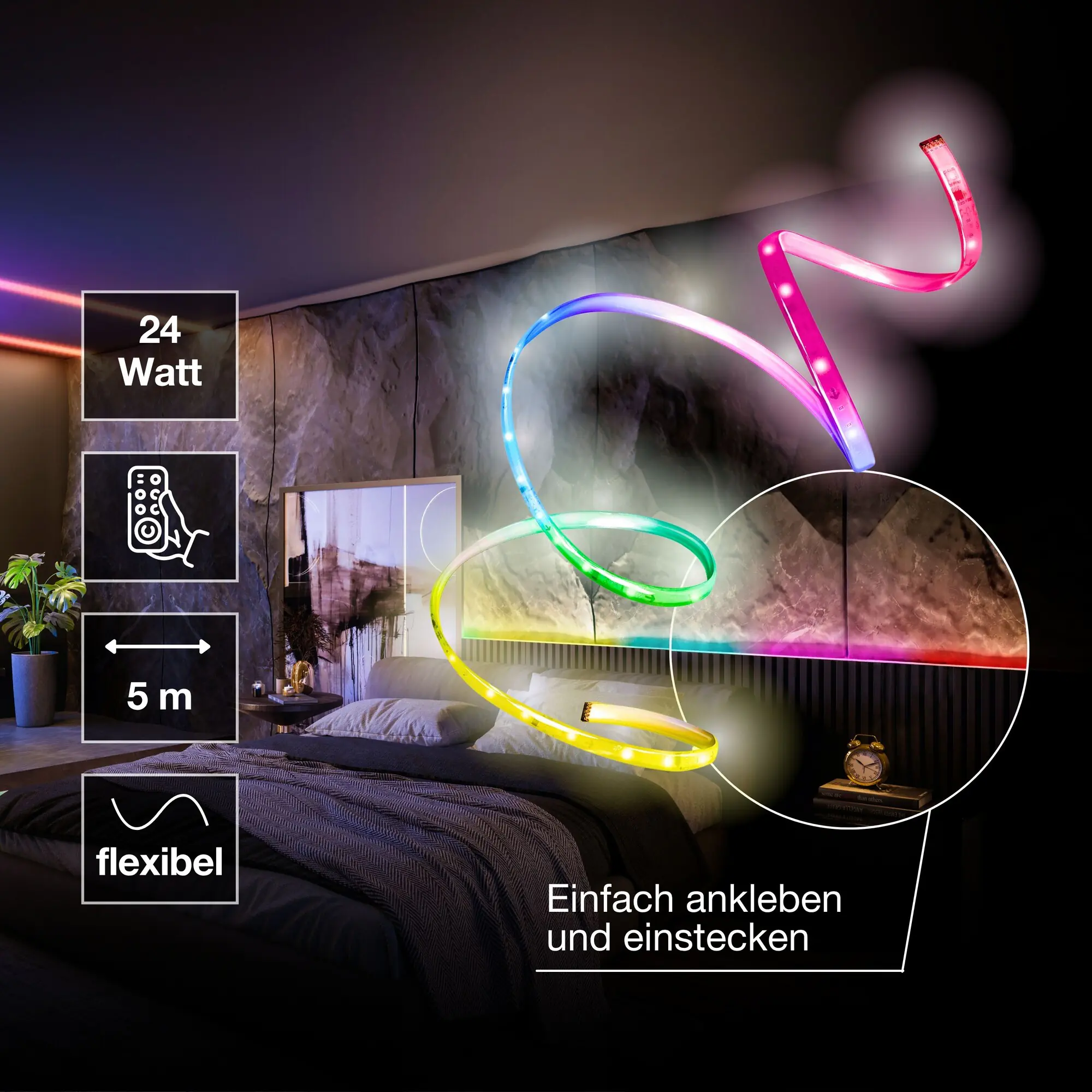Ledvance LED Streifen Wifi Flex 5m 24W Magic RGB