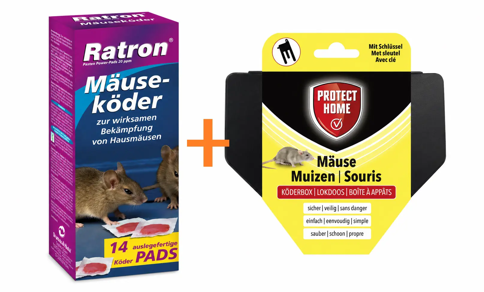 Ratron Mäuseköder 29 ppm 210 g inkl. Köderbox