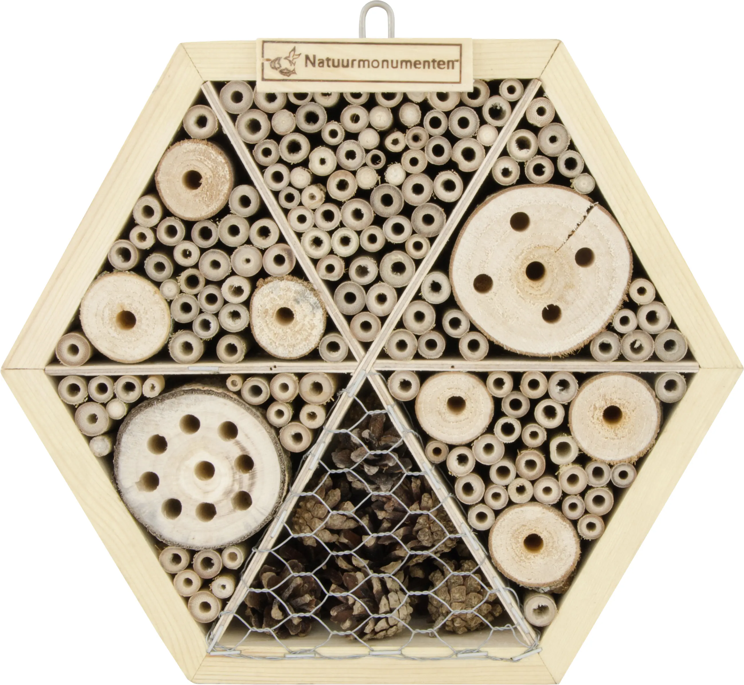 CJ Wildlife Insektenhaus Hexagon natur 25,1 x 25,1 cm