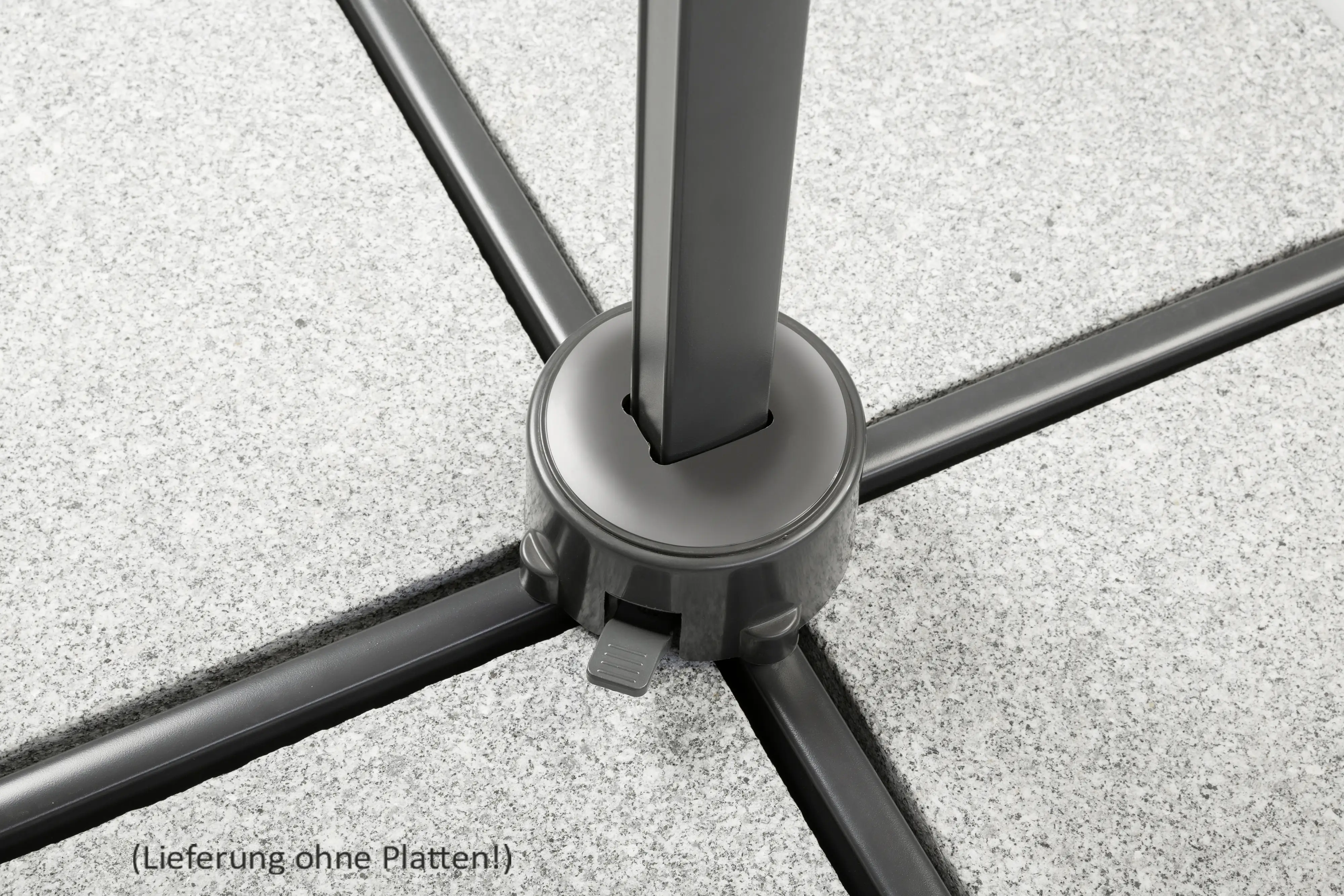 Schneider Ampelschirm Rhodos Junior apfelgrün 270 x 270 cm inkl. Sonnenschirmhülle