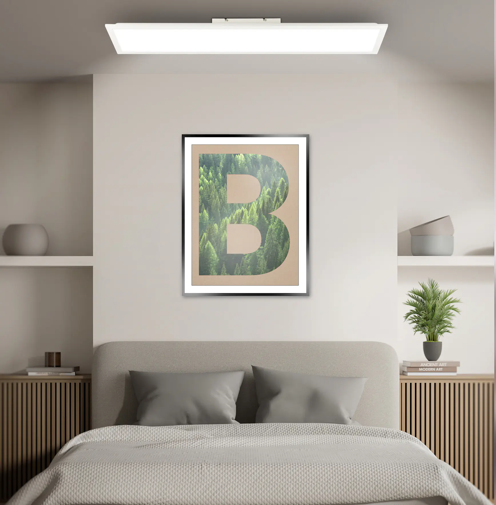 Briloner LED Panel Simple A 13,5W 100x25 cm weiß neutralweiß