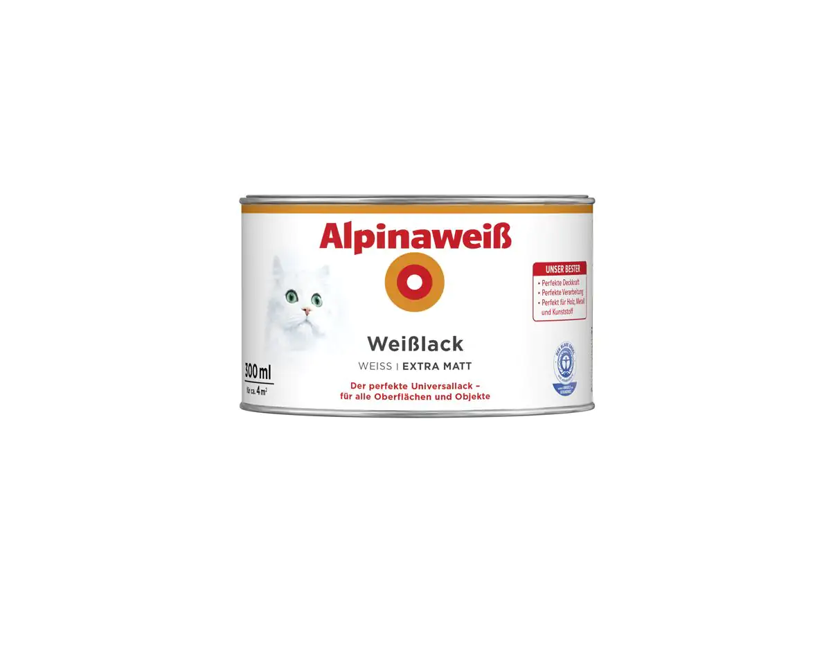Alpinaweiß Weißlack 300 ml extra matt