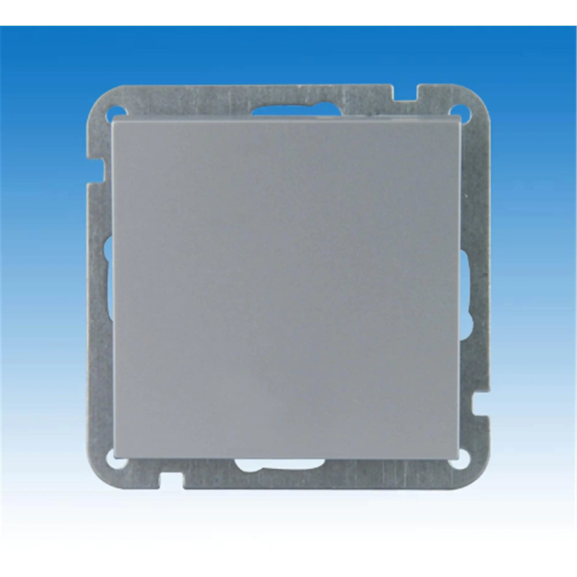 Unitec Aus-Wechselschalter mit Wippe silber, Serie Melbourne