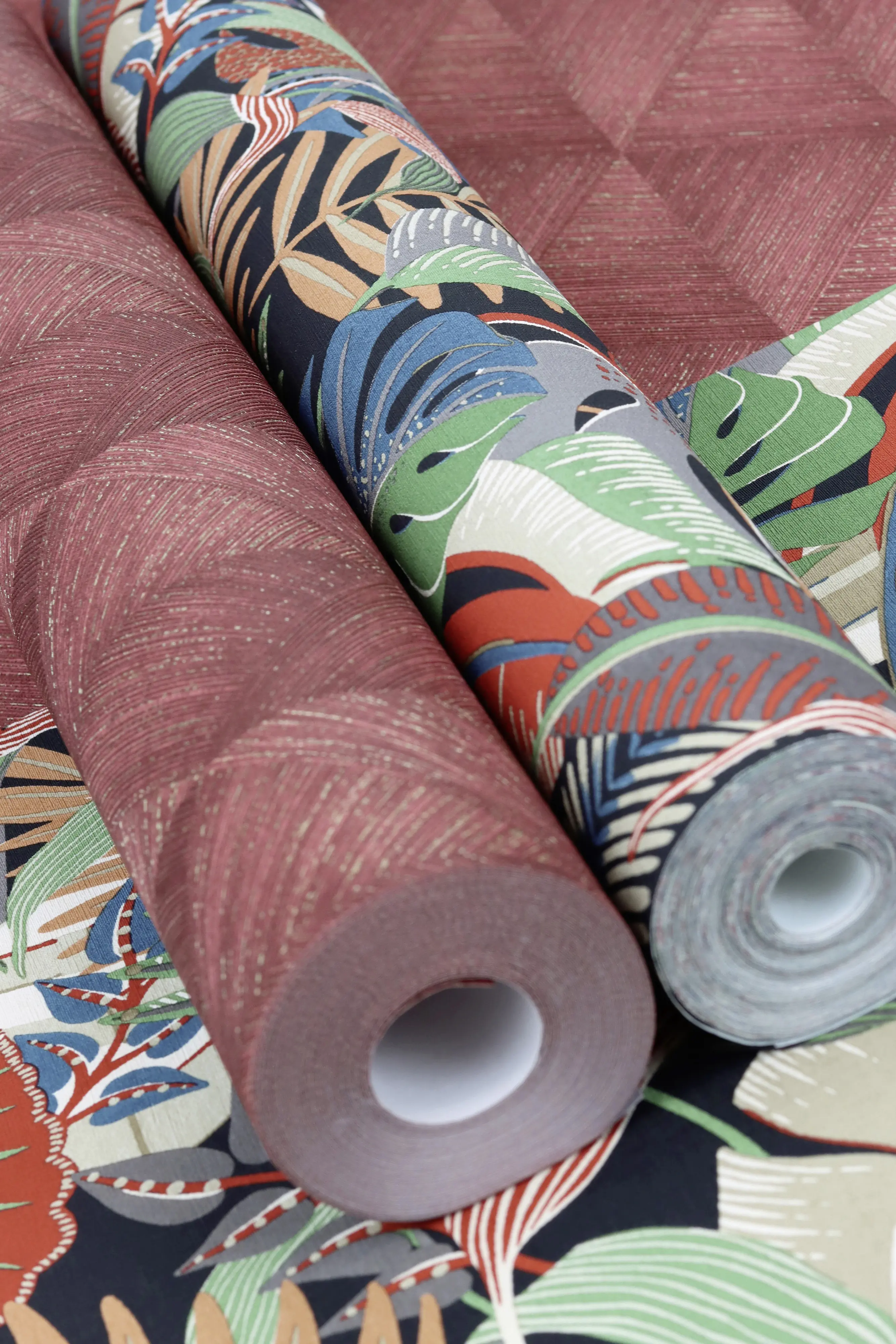 Rasch Vliestapete 687811 Topical house tropisch bunt, 10,05 x 0,53 m